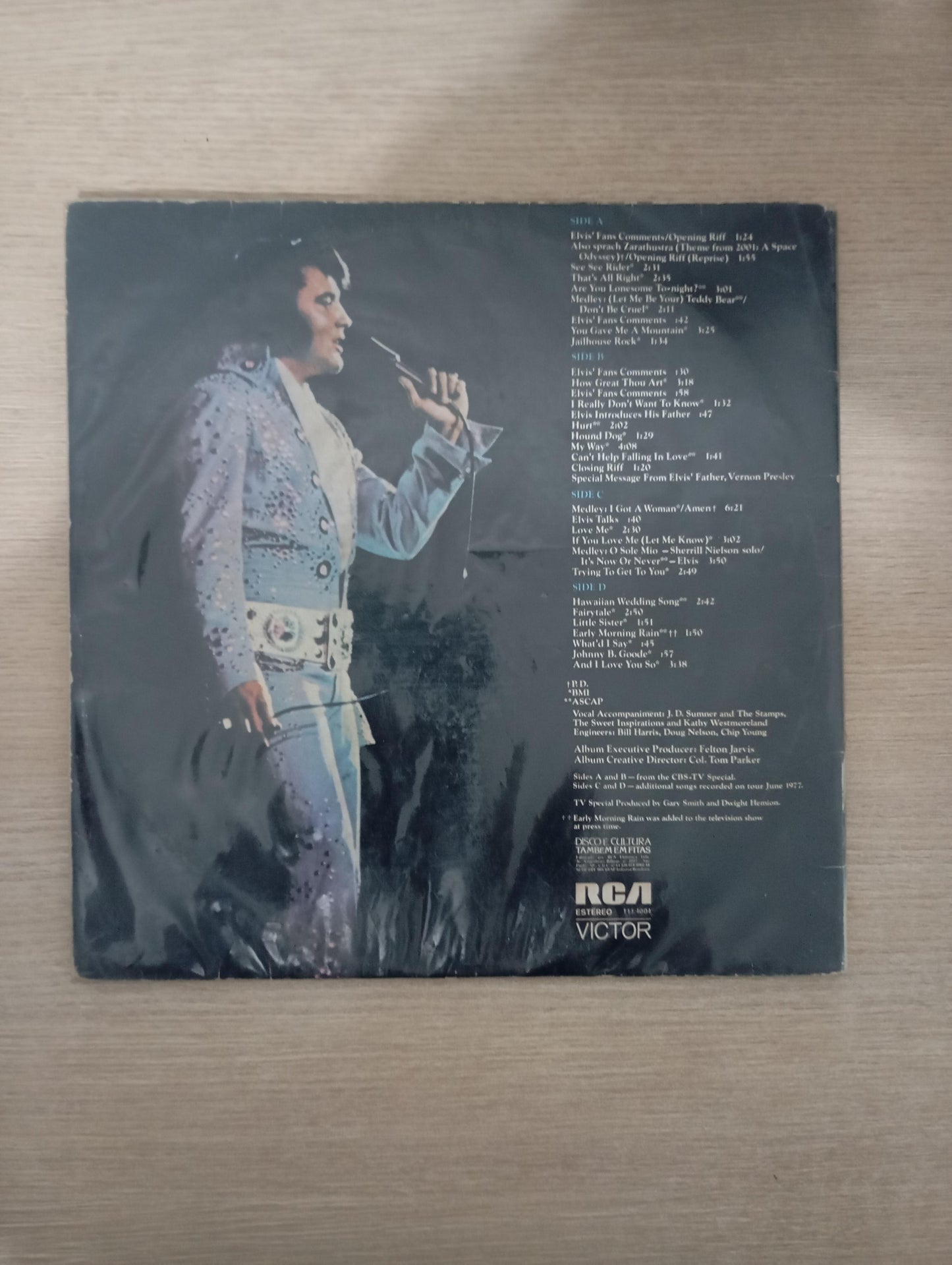 Lp Vinil Elvis Presley Elvis In Concert Duplo
