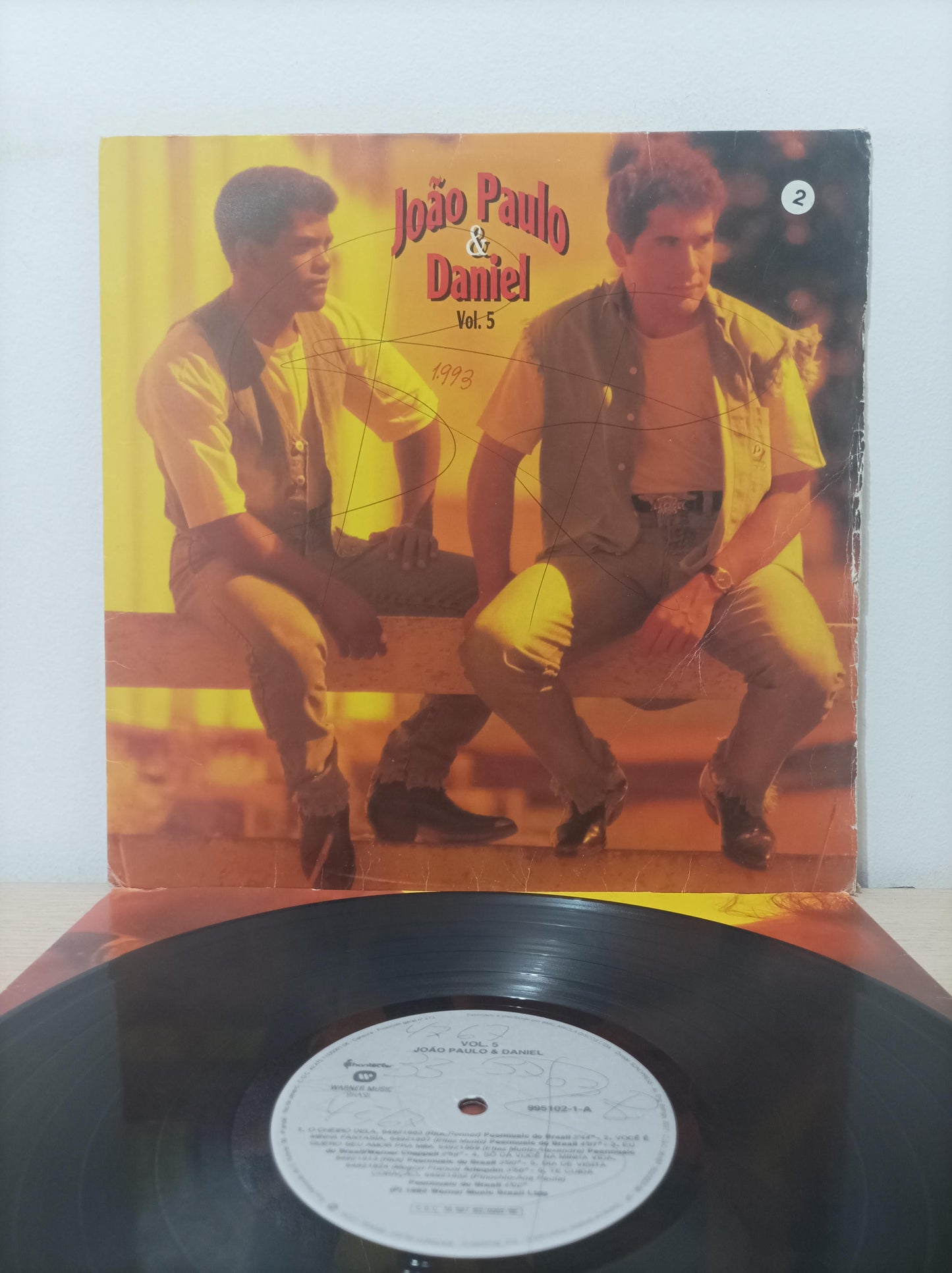 Lp Vinil João Paulo & Daniel Vol. 5 Com Encarte