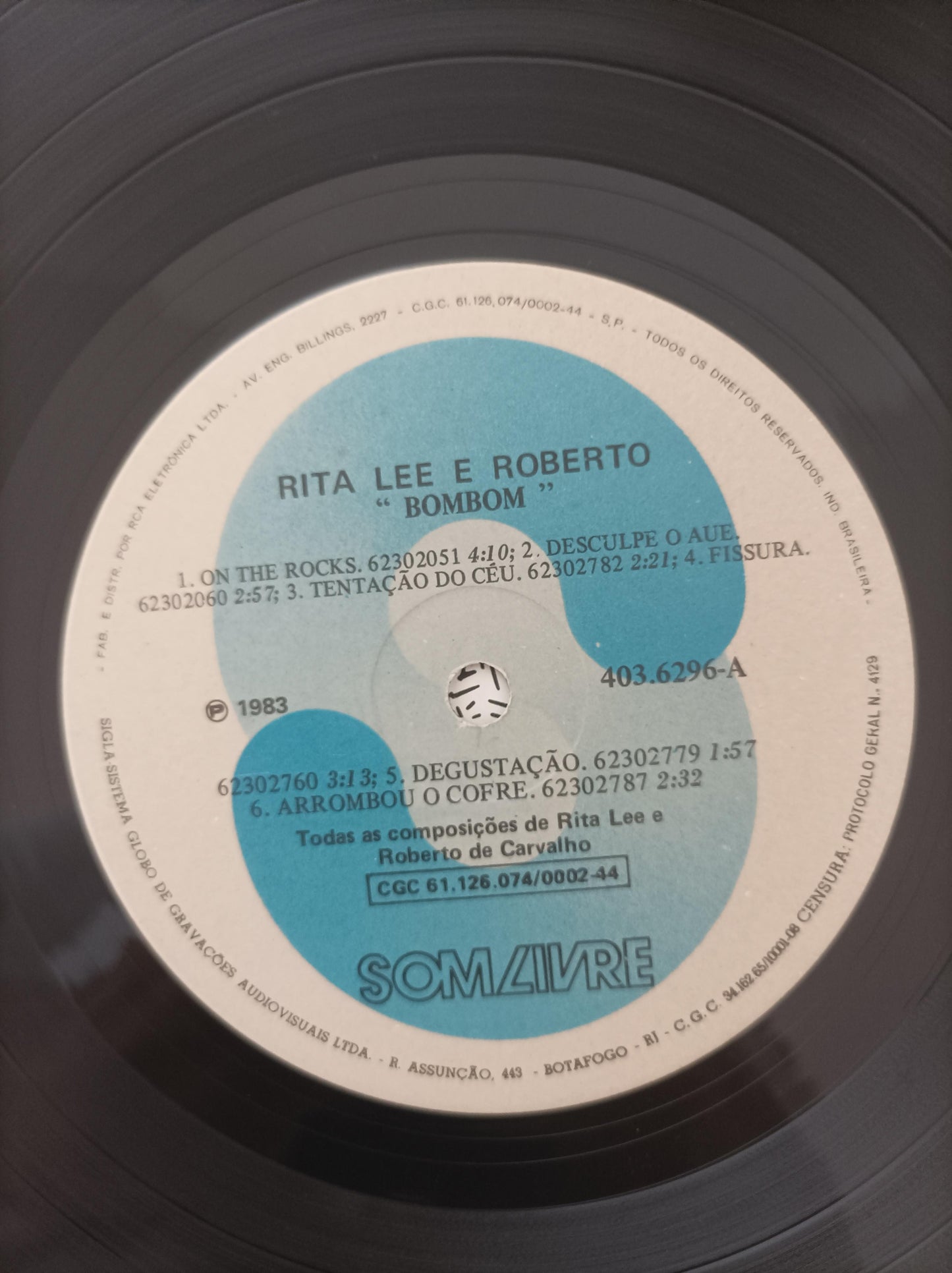 Lp Vinil Rita Lee & Roberto Bombom Com Encartes
