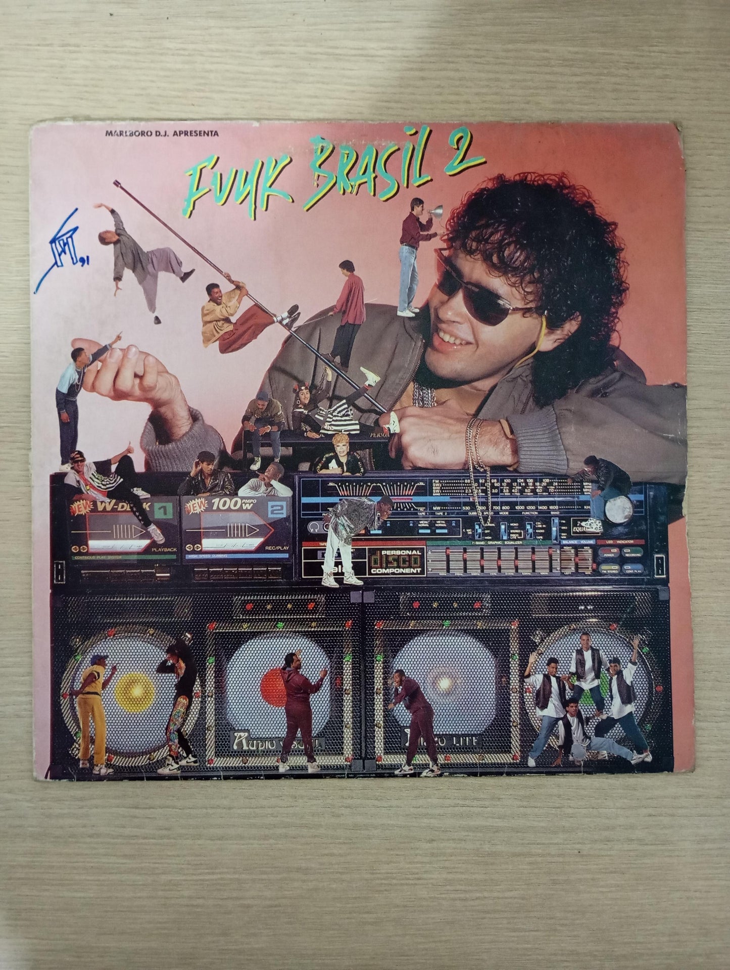 Lp Vinil DJ Marlboro Funk Brasil 2 Com Encarte