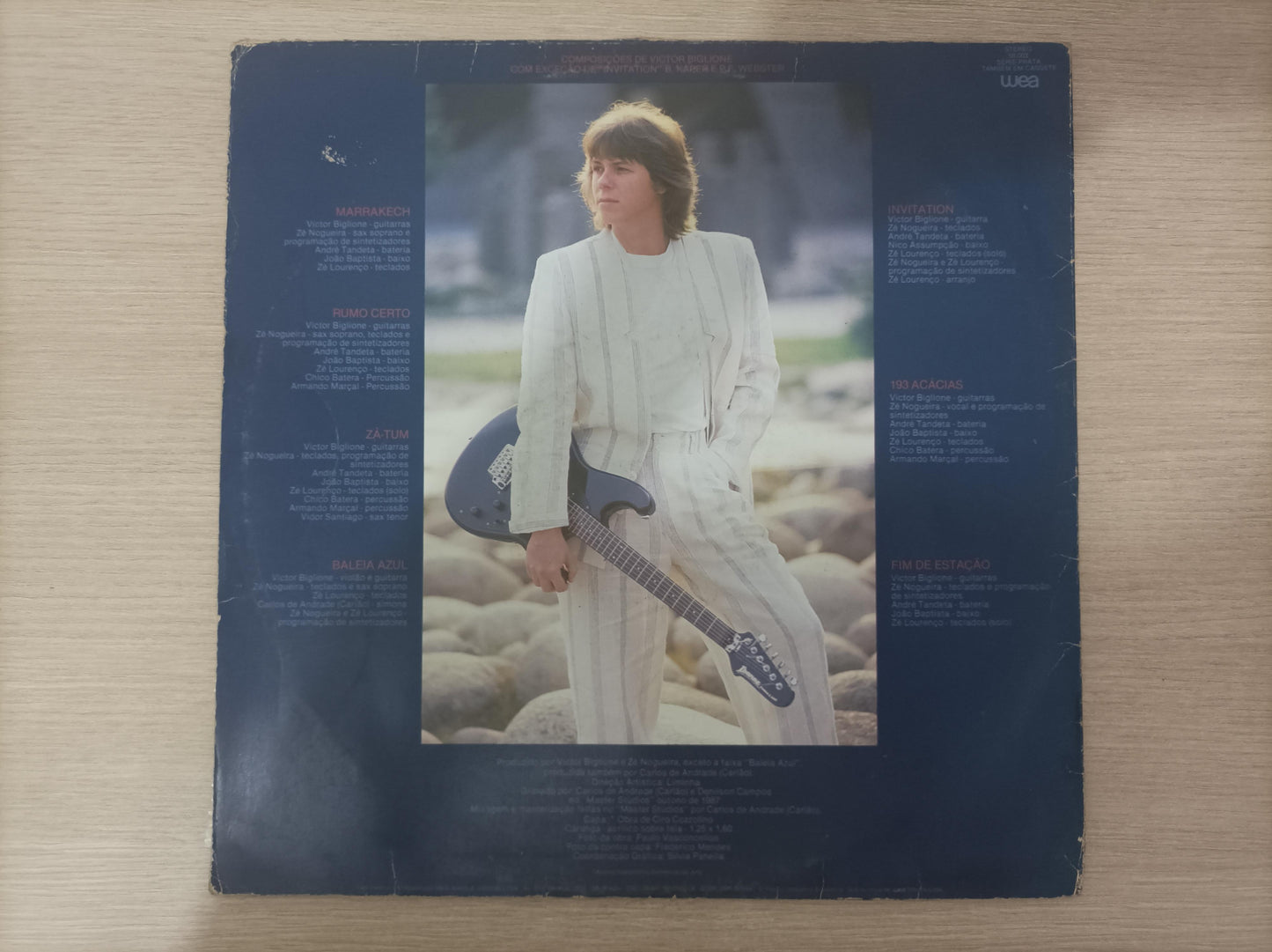 Lp Vinil Victor Biglione Baleia Azul