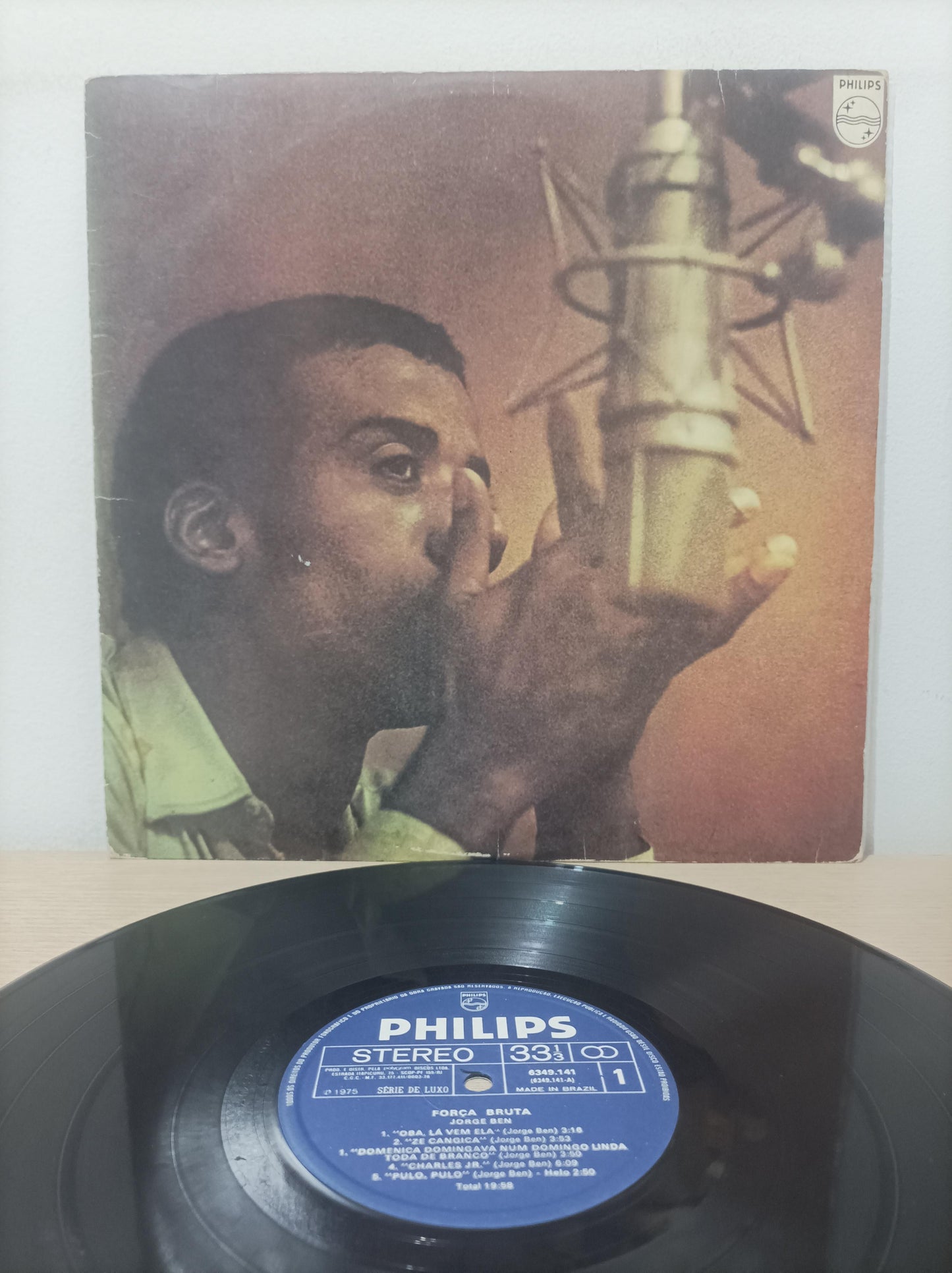 Lp Vinil Jorge Ben Força Bruta Original 1975 Importado