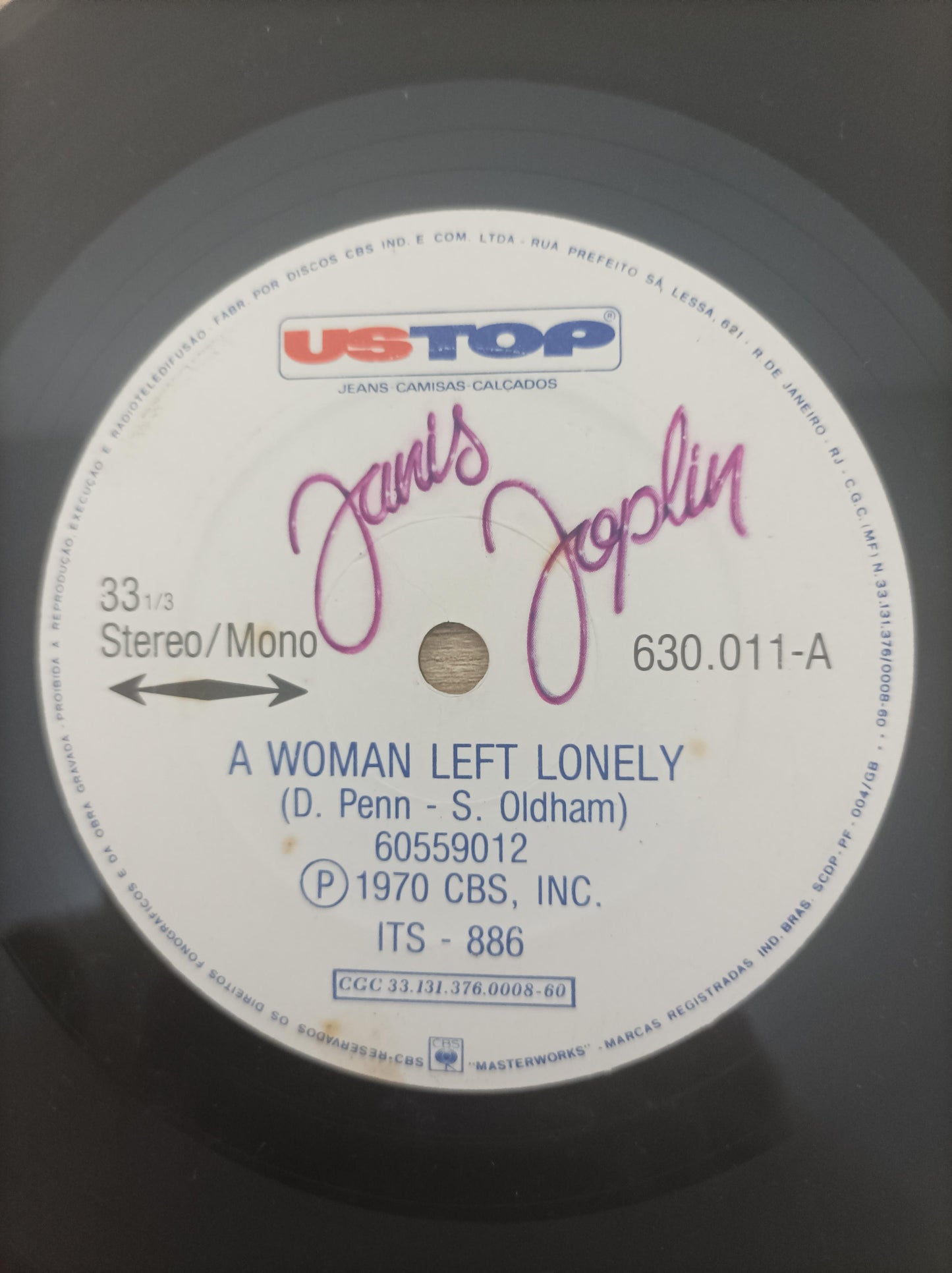 Compacto Vinil Janis Joplin Vista fora que você sente dentro