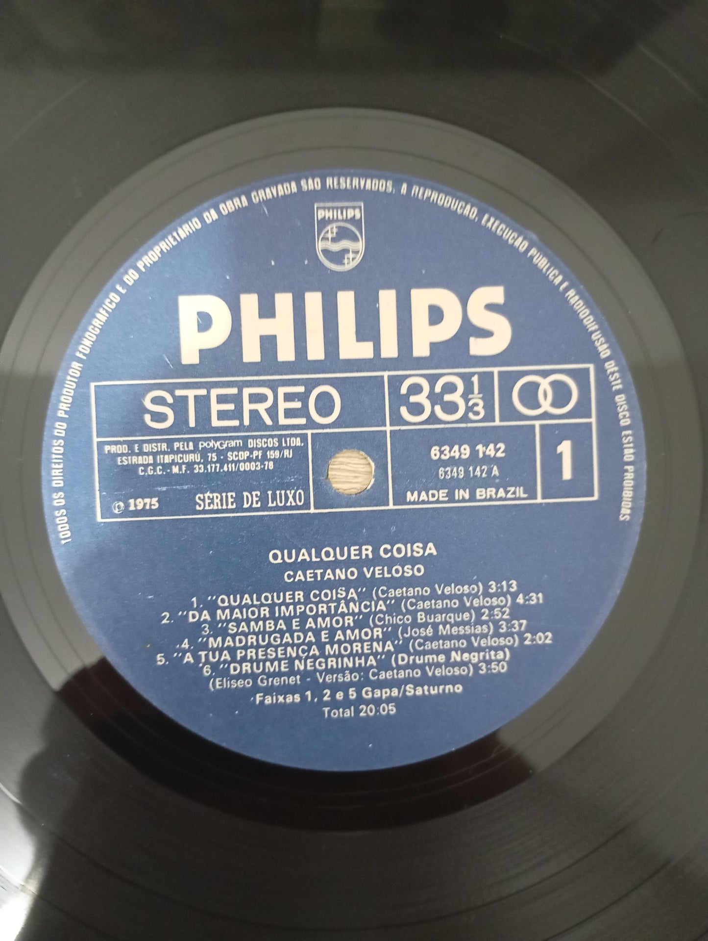 Lp Vinil Caetano Veloso Qualquer Coisa
