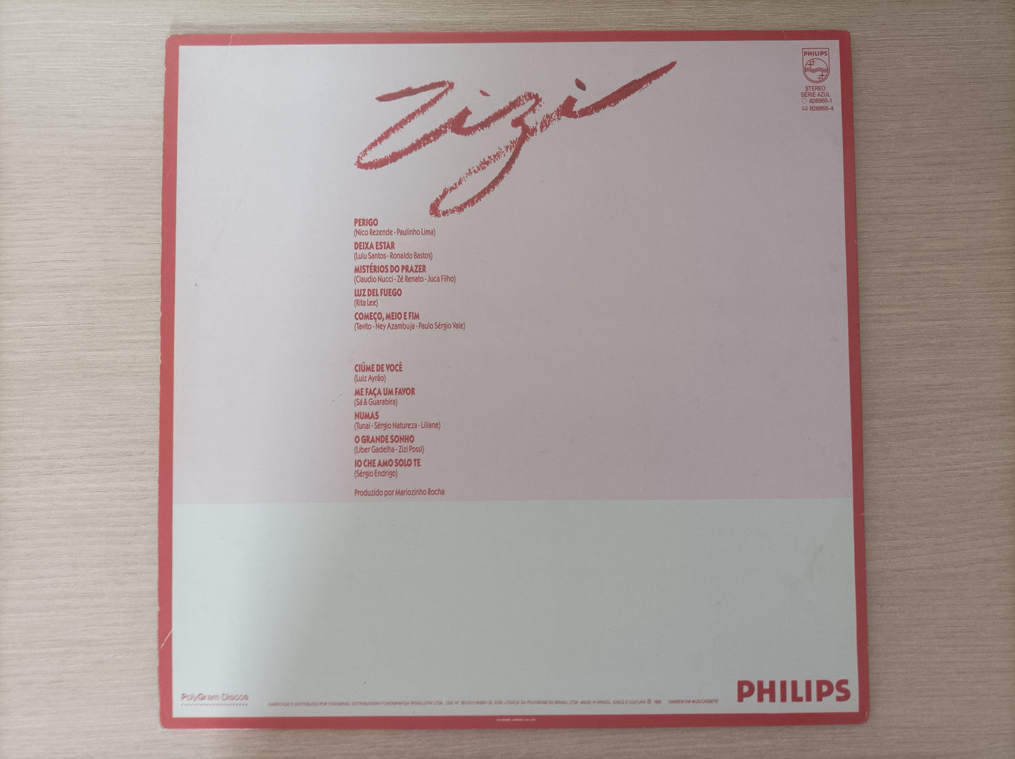 Lp Vinil Zizi 1986 Com Encarte
