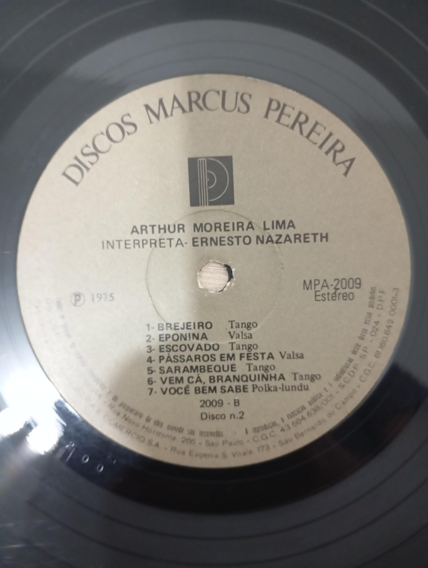 Lp Vinil Arthur Moreira Lima Ernesto Nazareth Duplo
