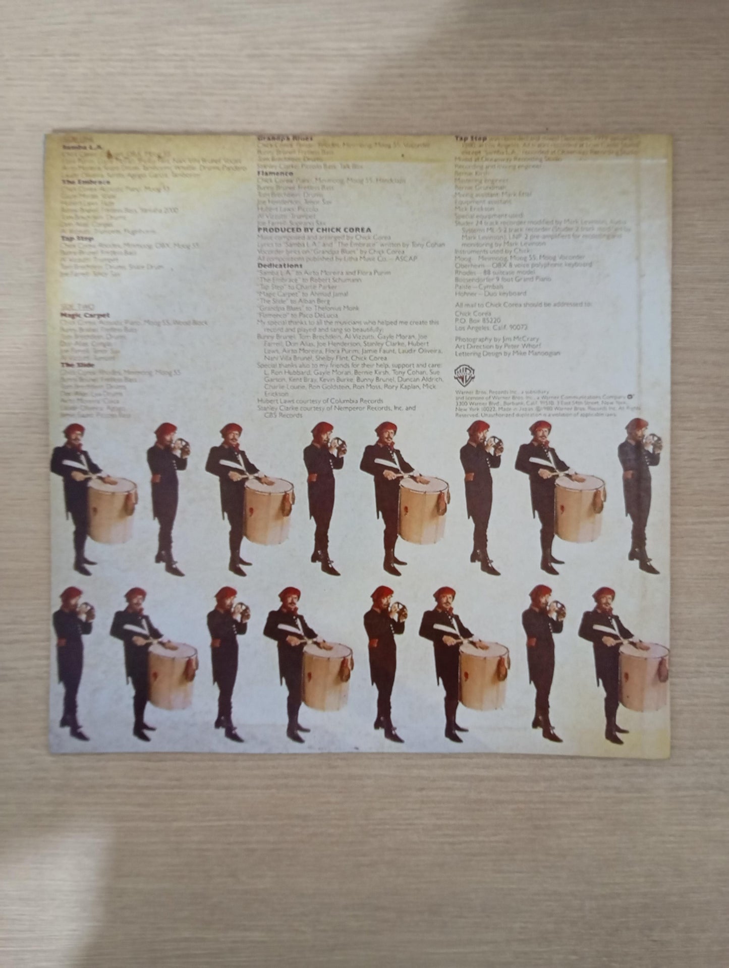 Lp Vinil Chick Corea Tap Step