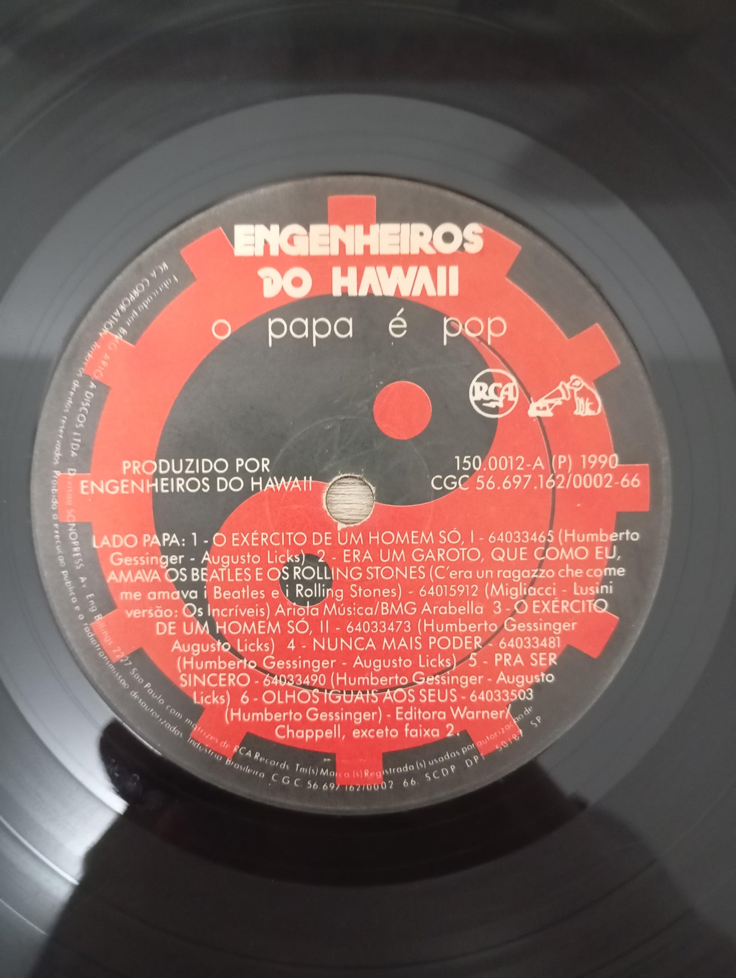 Lp Vinil Engenheiros Do Hawaii O Papa É Pop