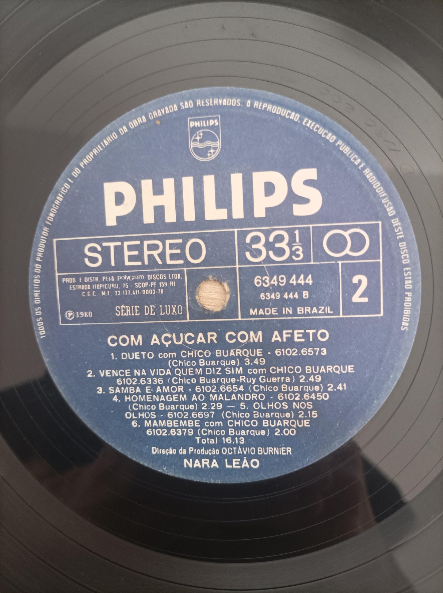 Lp Vinil Nara Leão Com Açúcar Com Afeto