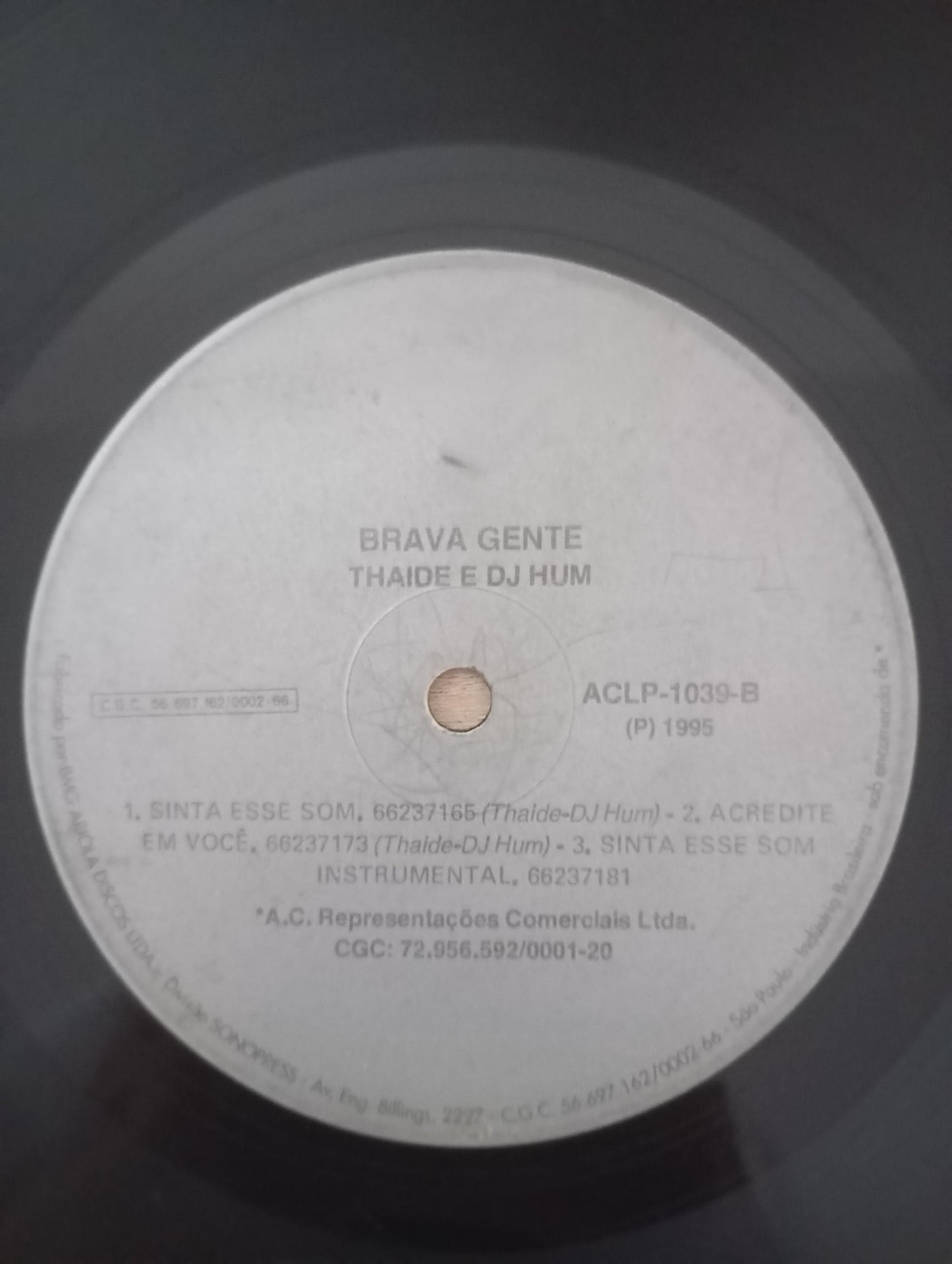 Lp Vinil Thaide & Dj Hum Brava Gente