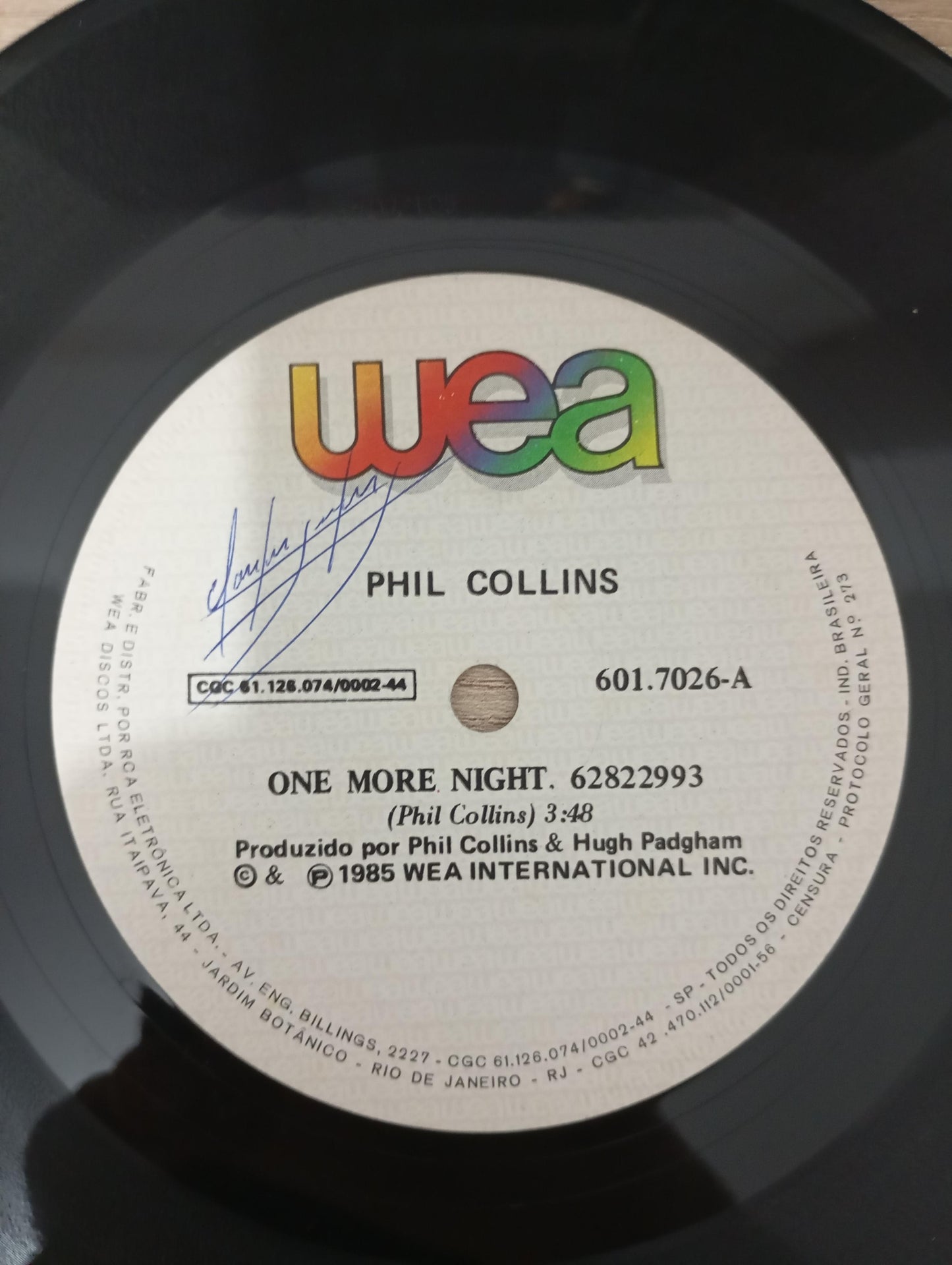 Compacto Vinil Phil Collins One More Night