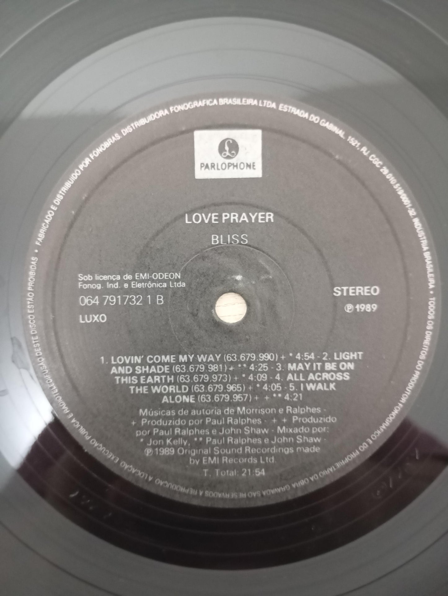 Lp Vinil Bliss Loveprayer Com Encarte