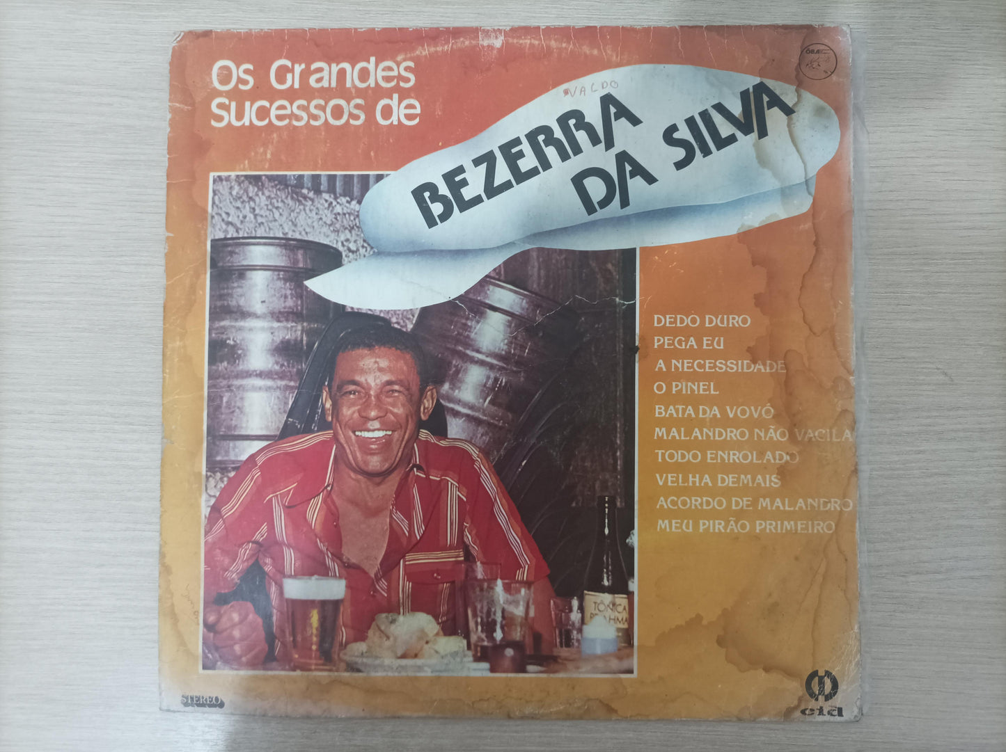 Lp Vinil Bezerra Da Silva Os Grandes Sucessos de