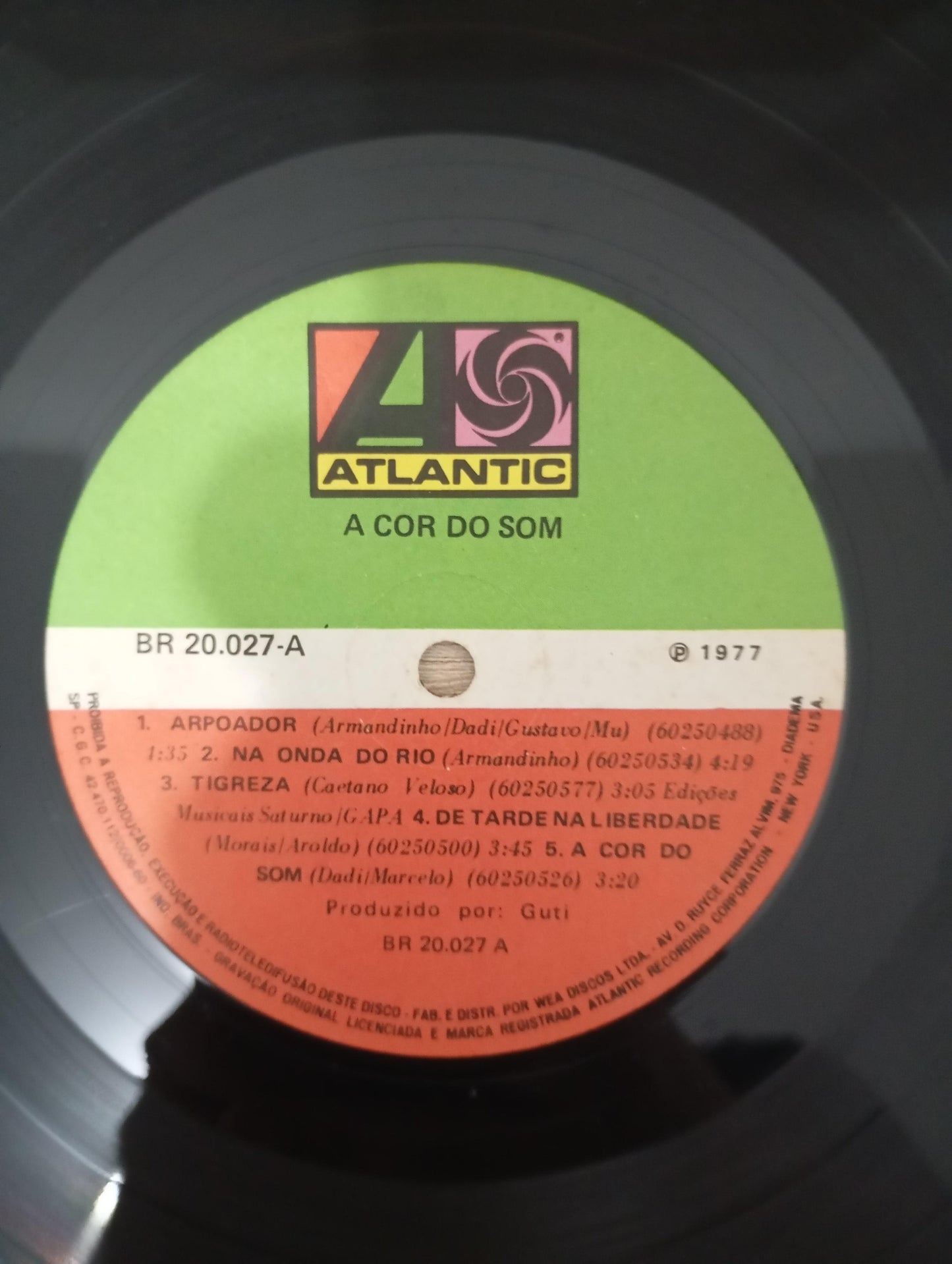 Lp Vinil A Cor Do Som 1977