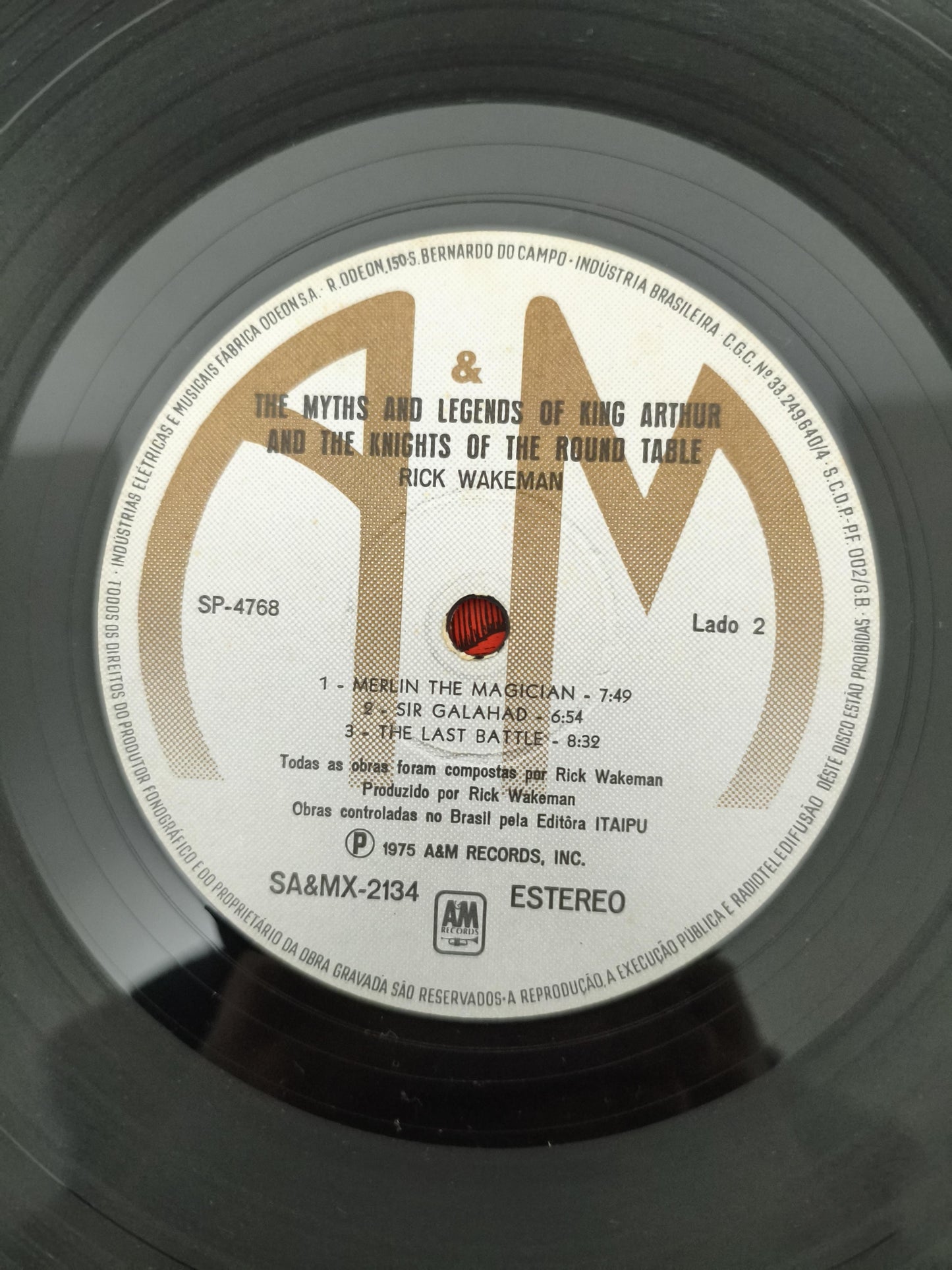 Lp Vinil Rick Wakeman Myths & Legends King Arthur C/ Encarte