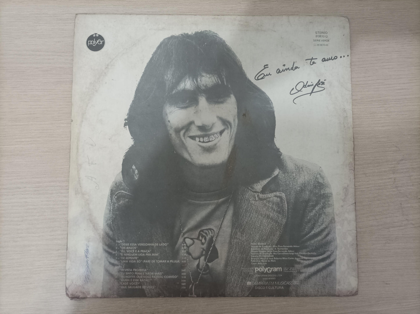Lp Vinil Odair José 1983