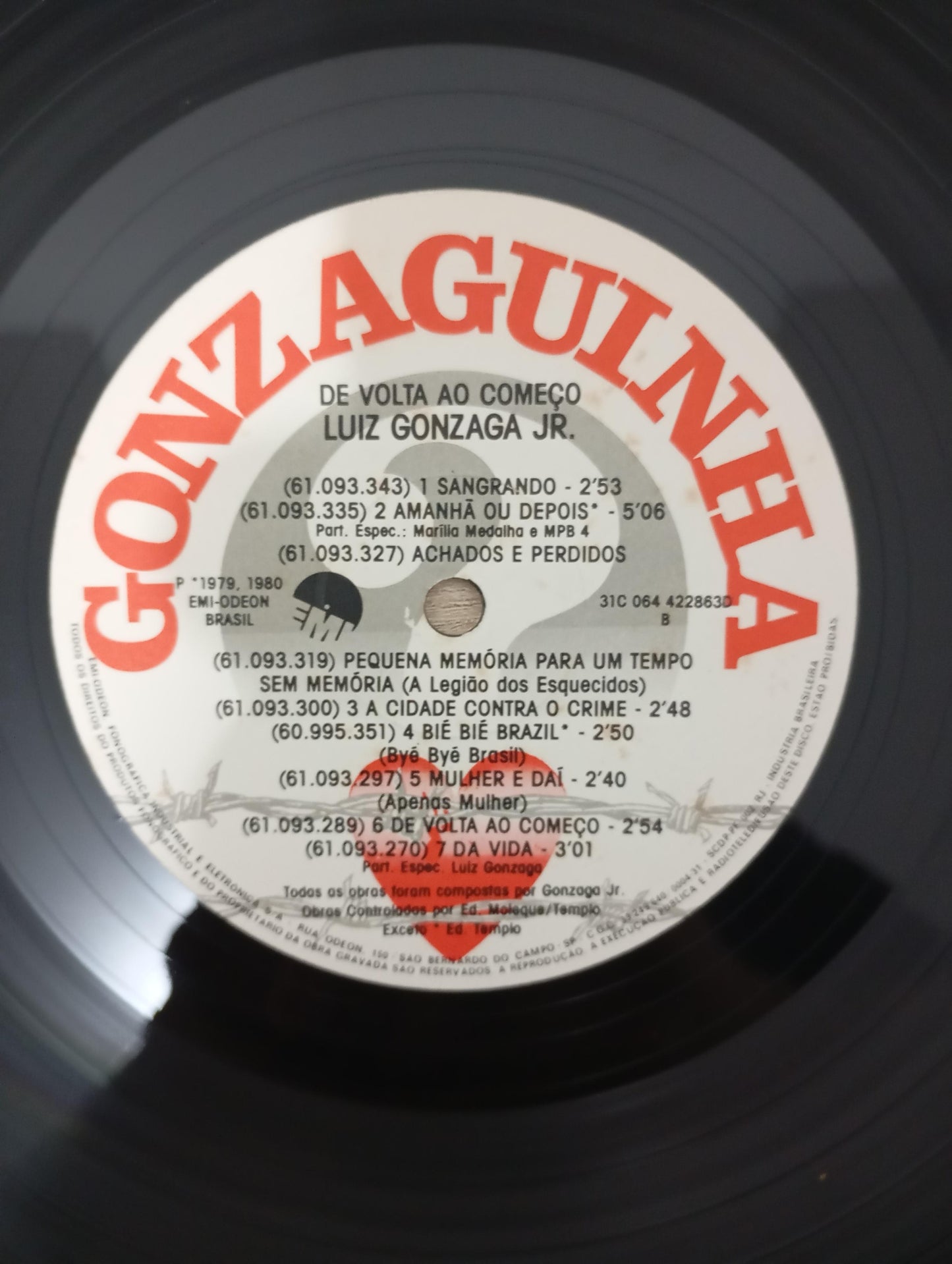 Lp Vinil Gonzaguinha De Volta Ao Começo Capa Dupla