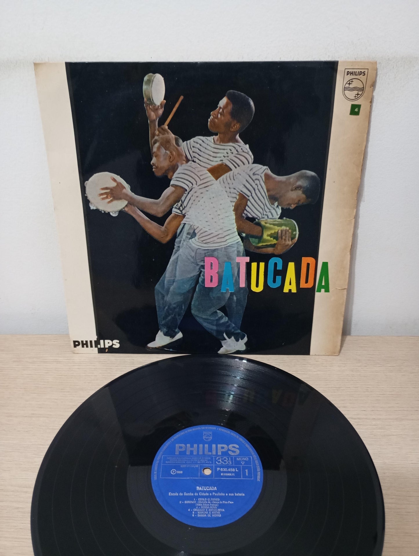 Lp Vinil Escola de Samba & Paulinho Batucada