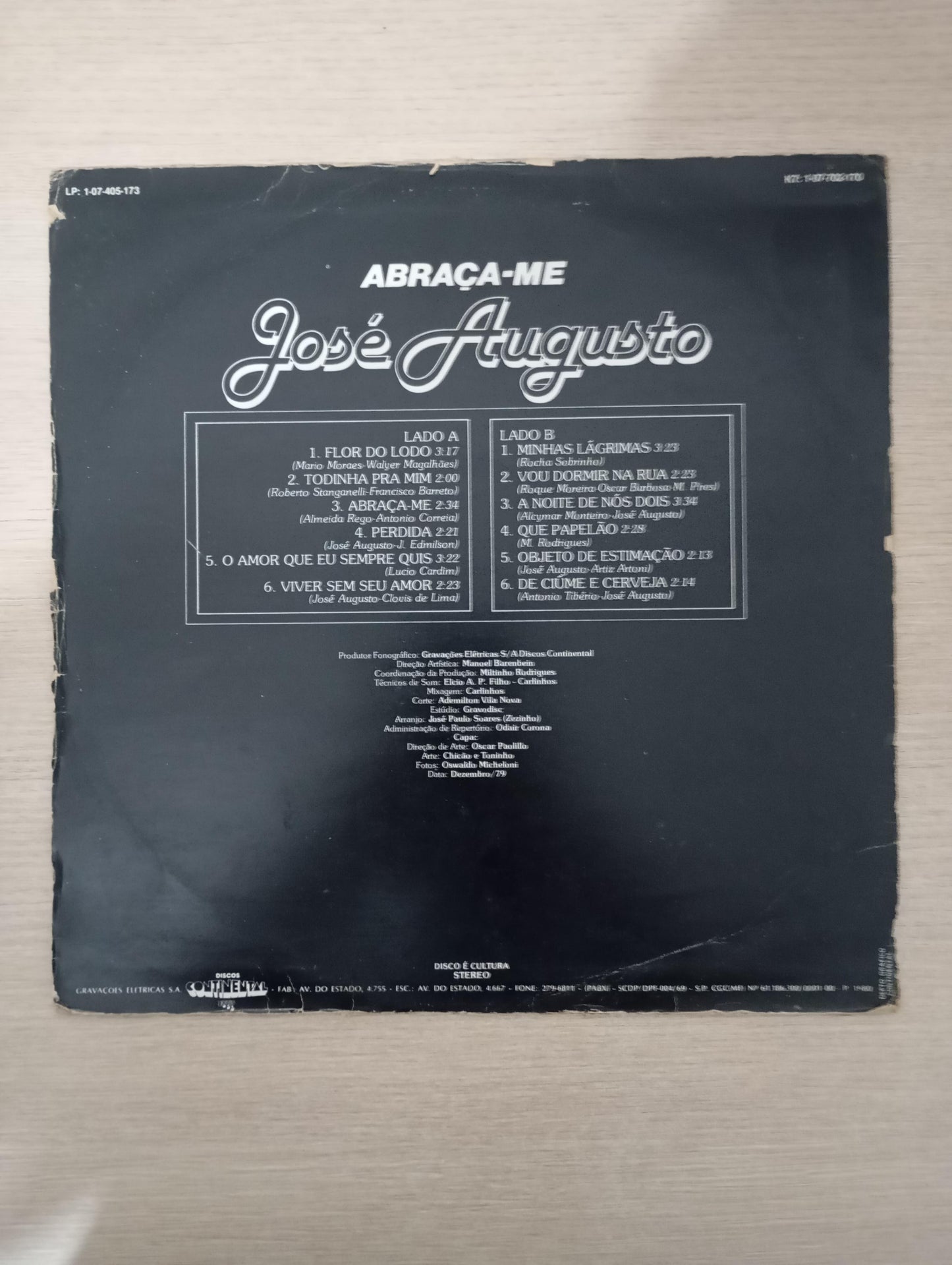 Lp Vinil José Augusto Abraça-me