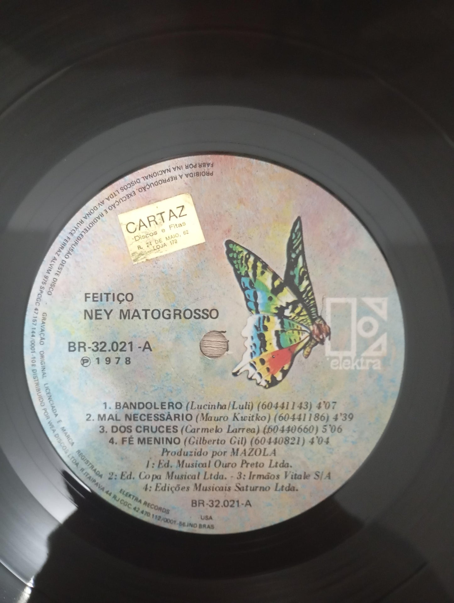 Lp Vinil Ney Matogrosso Feitiço Capa Dupla