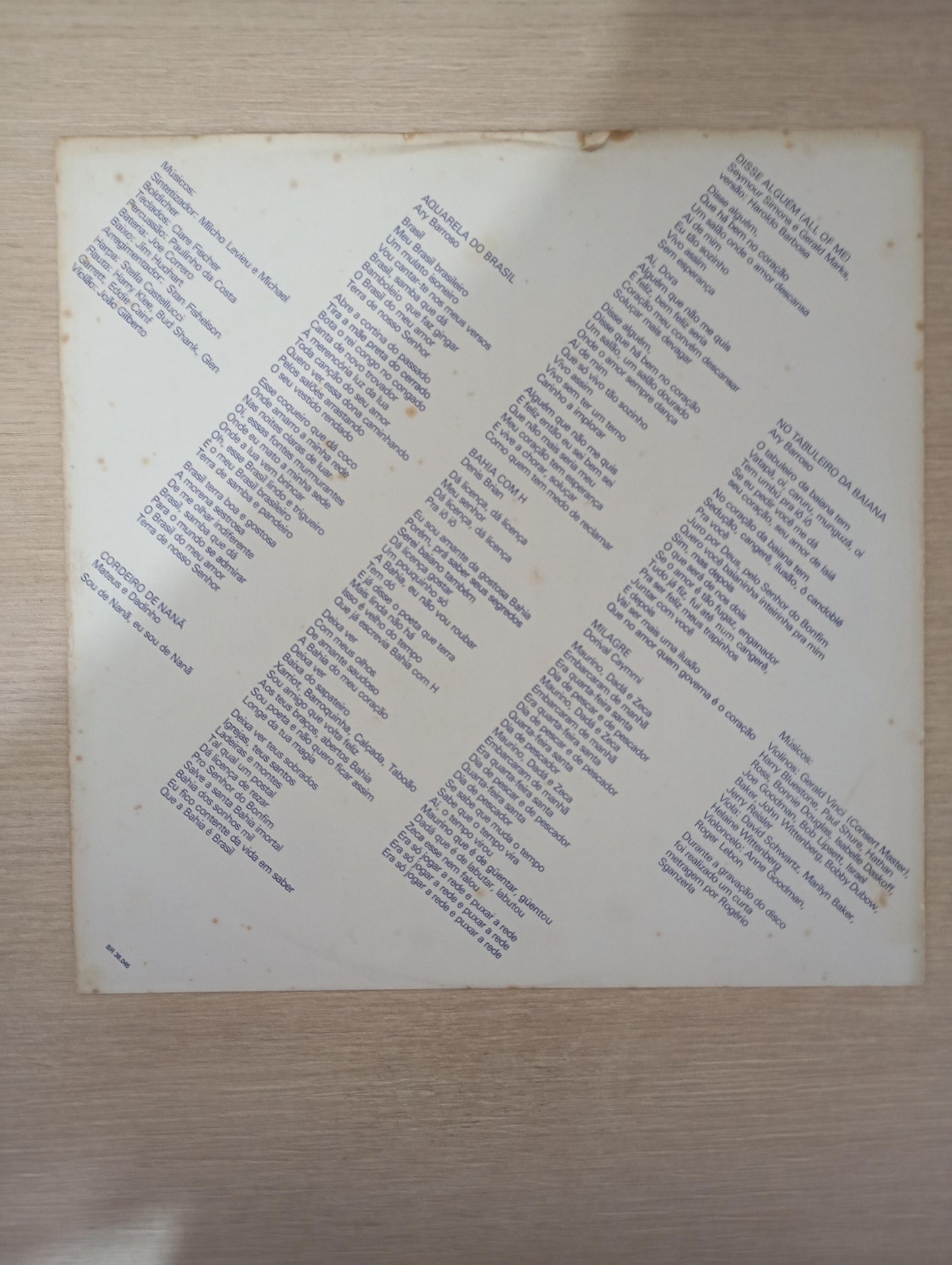 Lp Vinil João Gilberto Veloso Bethânia Gil Brasil C Encarte