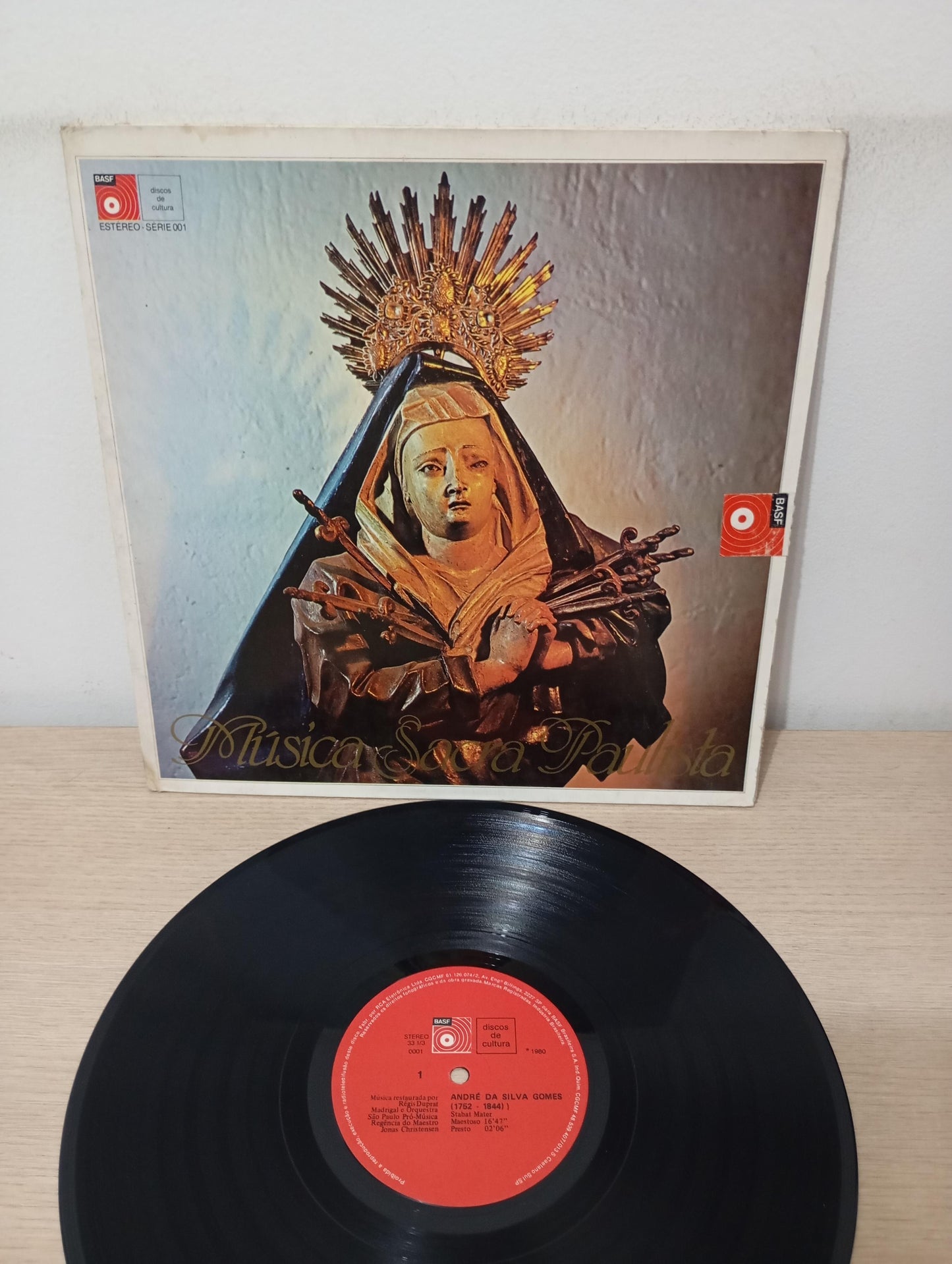 Lp Vinil André da Silva Gomes Música Sacra Paulista
