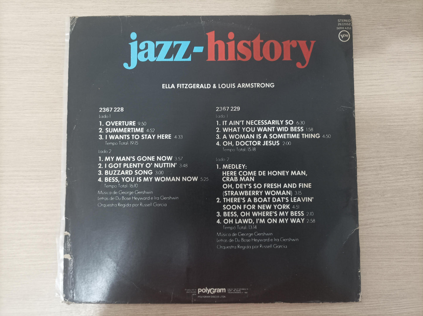 Lp Vinil Ella Fitzgerald Porgy & Bess Duplo