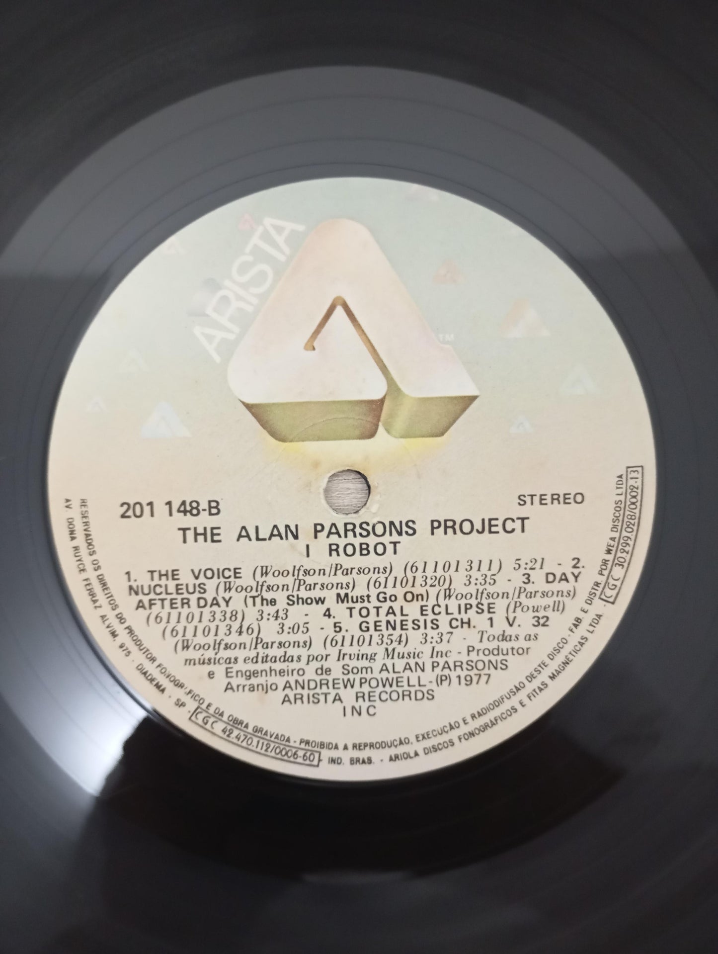 Disco Vinil I Robot The Alan Parsons Project Capa Dupla A