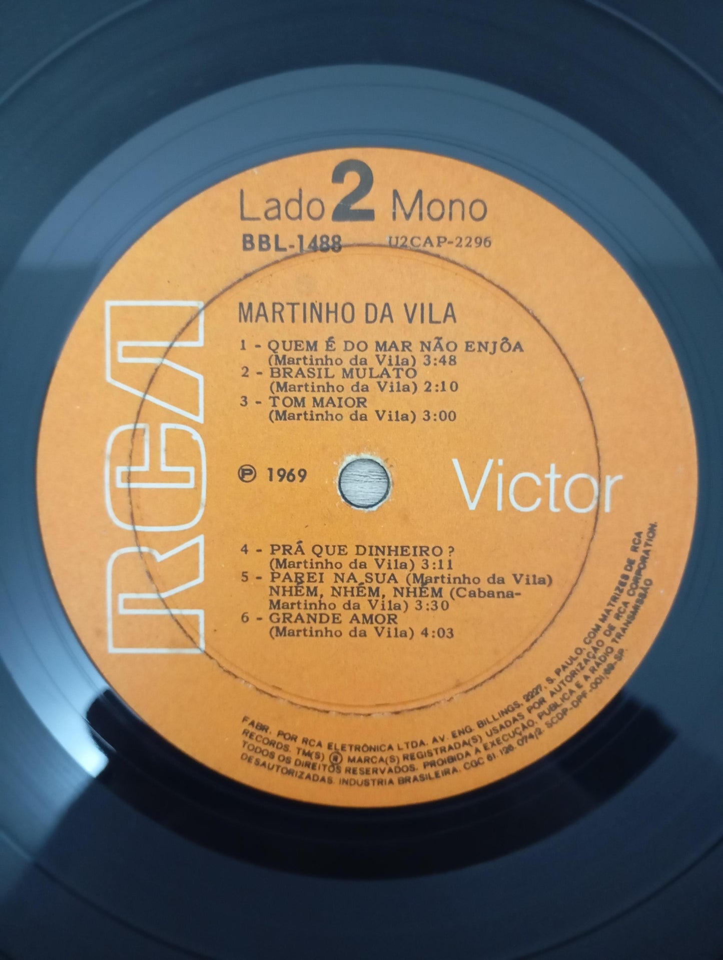 Disco Vinil 1969 Martinho Da Vila A