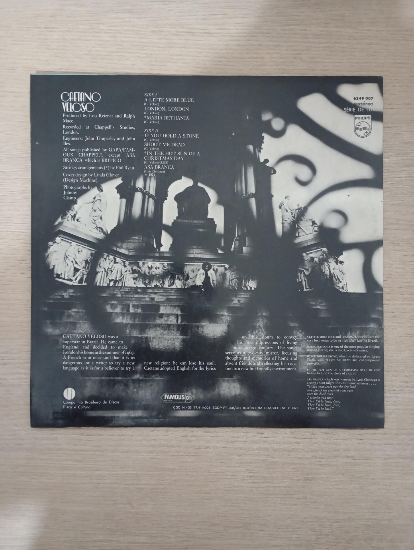 Lp Vinil Caetano Veloso 1971 Original