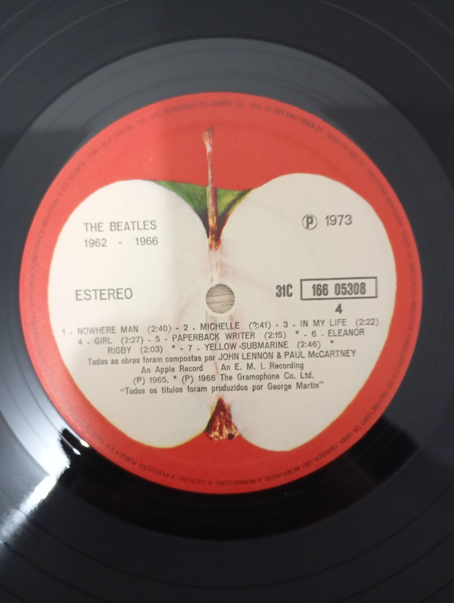 Lp Vinil The Beatles 1962-1966 Duplo Com Encartes