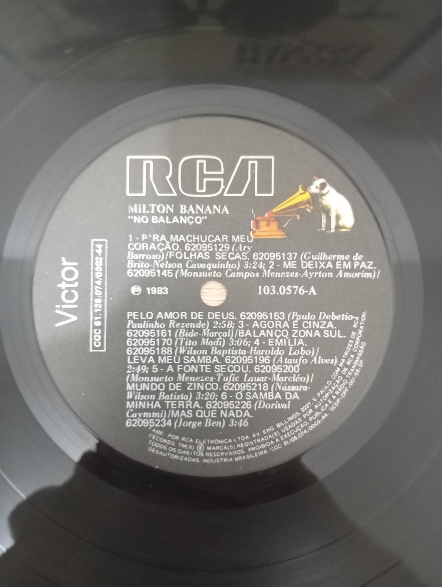 Lp Vinil Milton Banana No Balanço