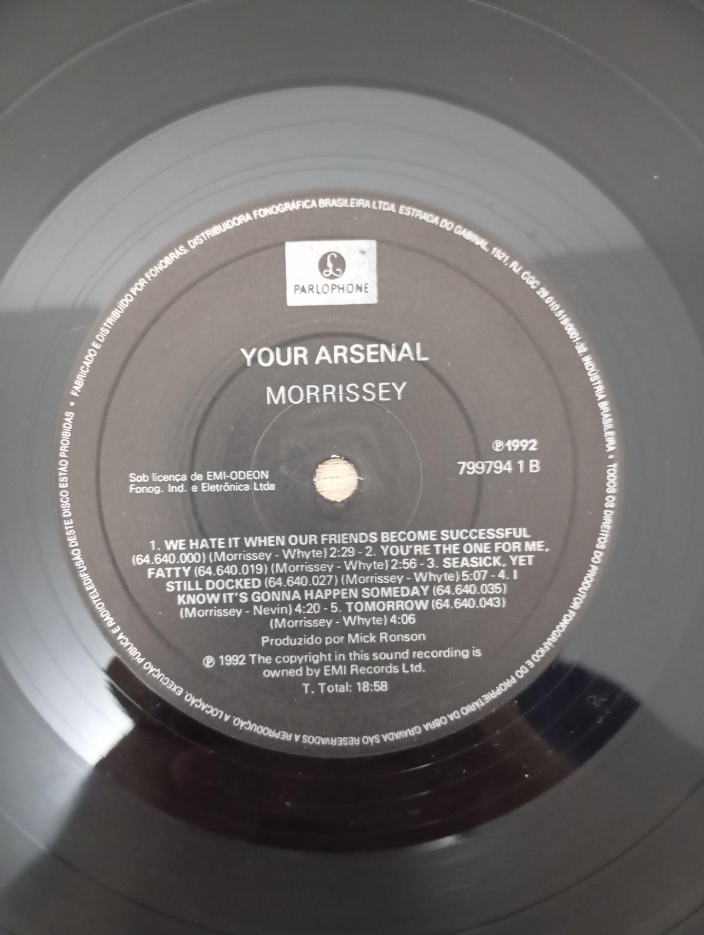 Lp Vinil Morrissey Your Arsenal