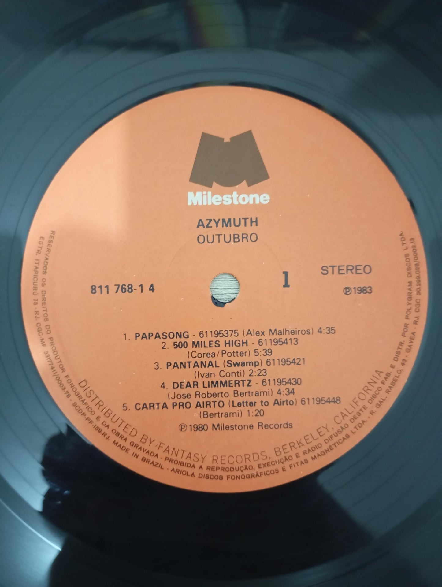 Lp Vinil Azymuth Outubro
