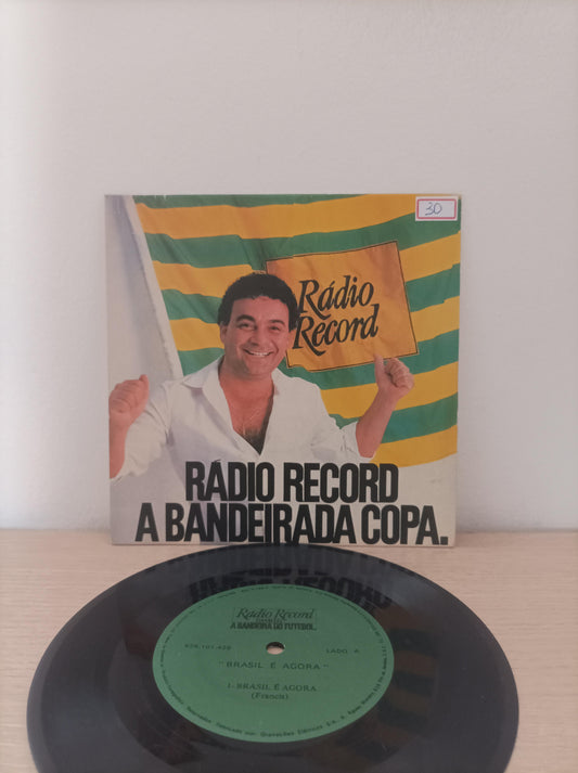 Vinil Compacto Rádio Record A Bandeira do Futebol
