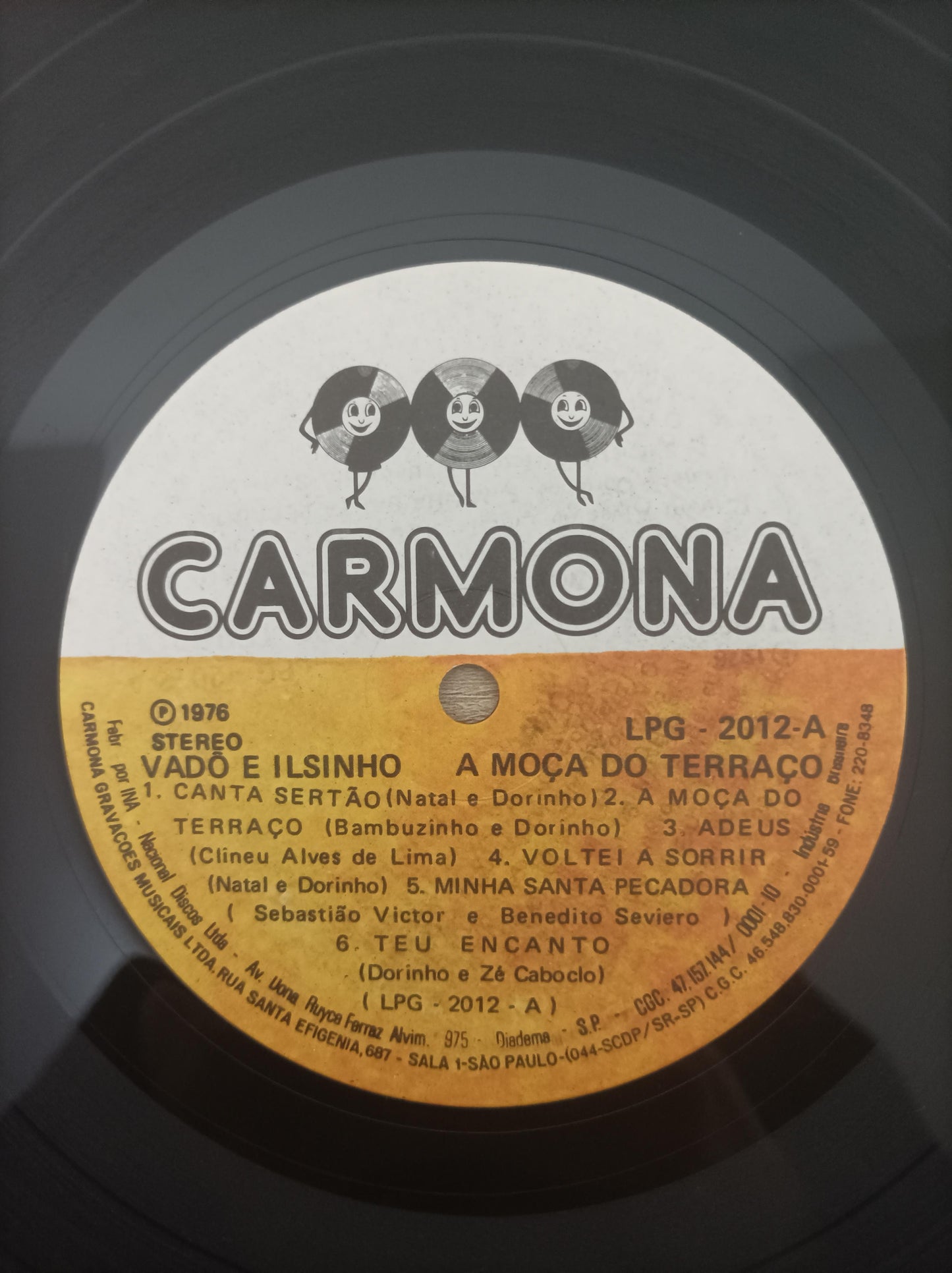 Lp Vinil Vadô e Ilsinho A moça do terraço