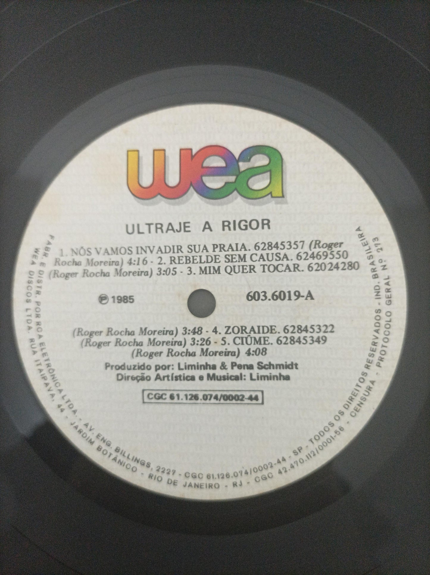 Disco Vinil Vamos Invadir Praia Ultraje A Rigor Com Encarte