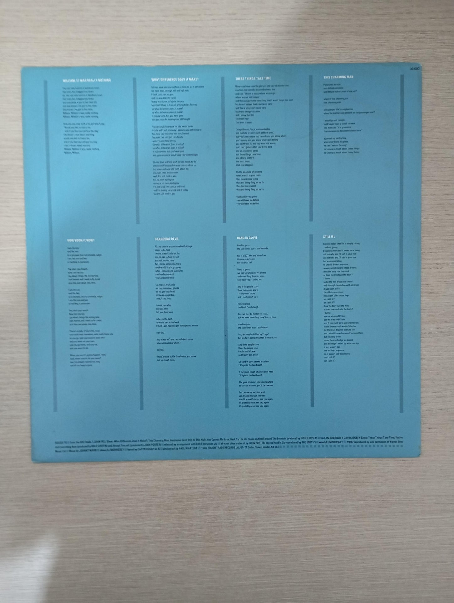 Lp Vinil The Smiths Hatful Of Hollow Capa Dupla Com Encarte