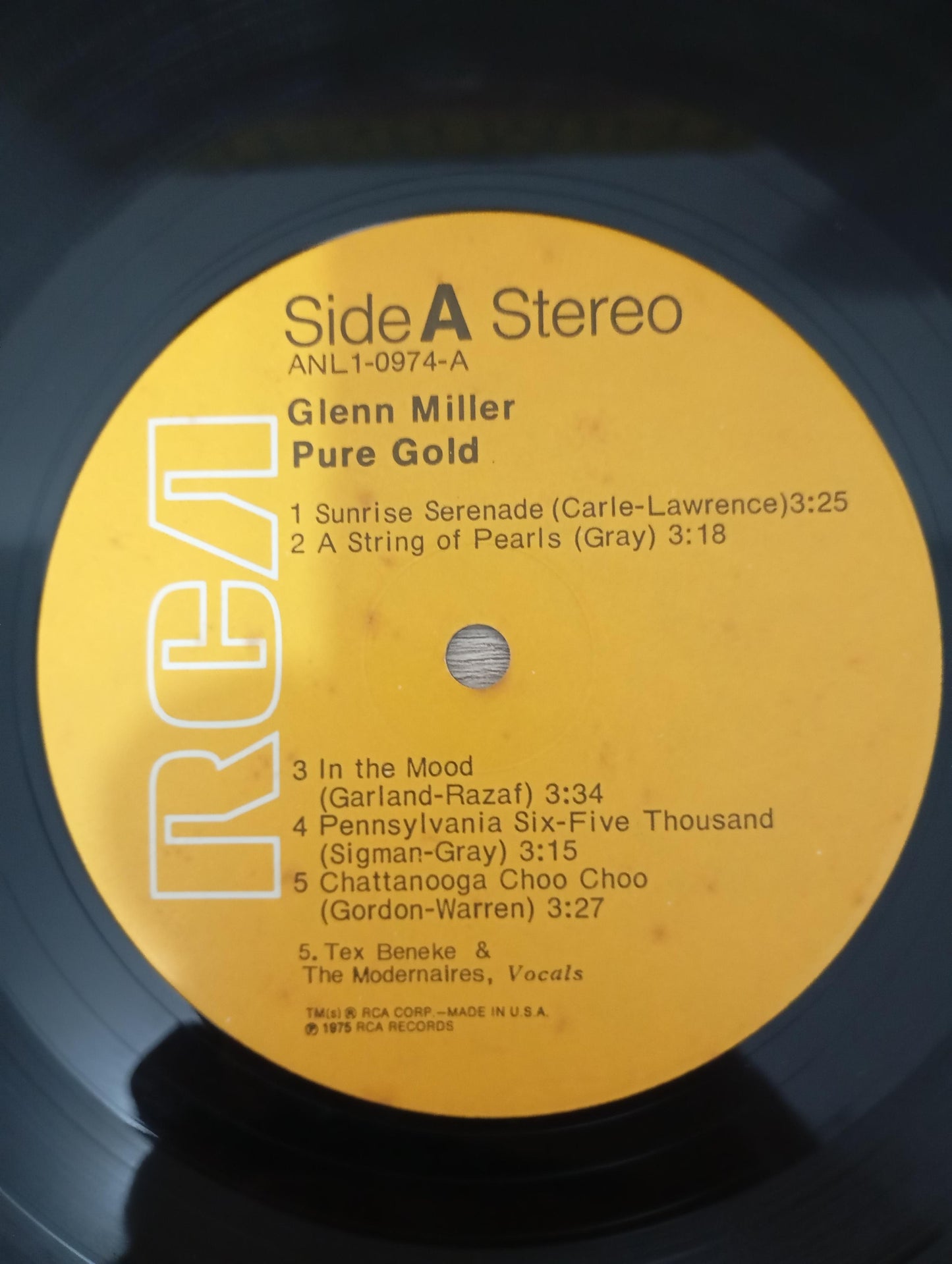 Lp Vinil Glenn Miller Pure Gold Importado