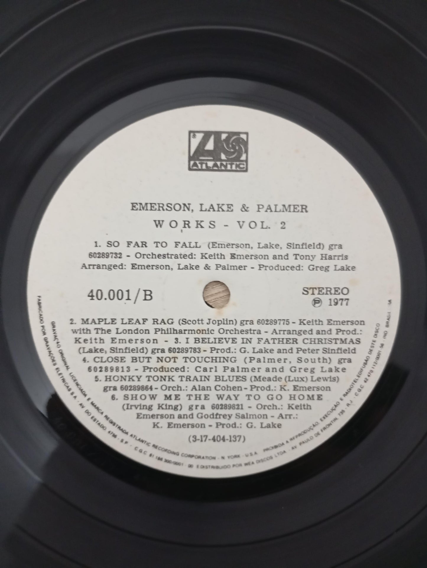 Lp Vinil Emerson, Lake & Palmer Works (Volume 2) Com Encarte