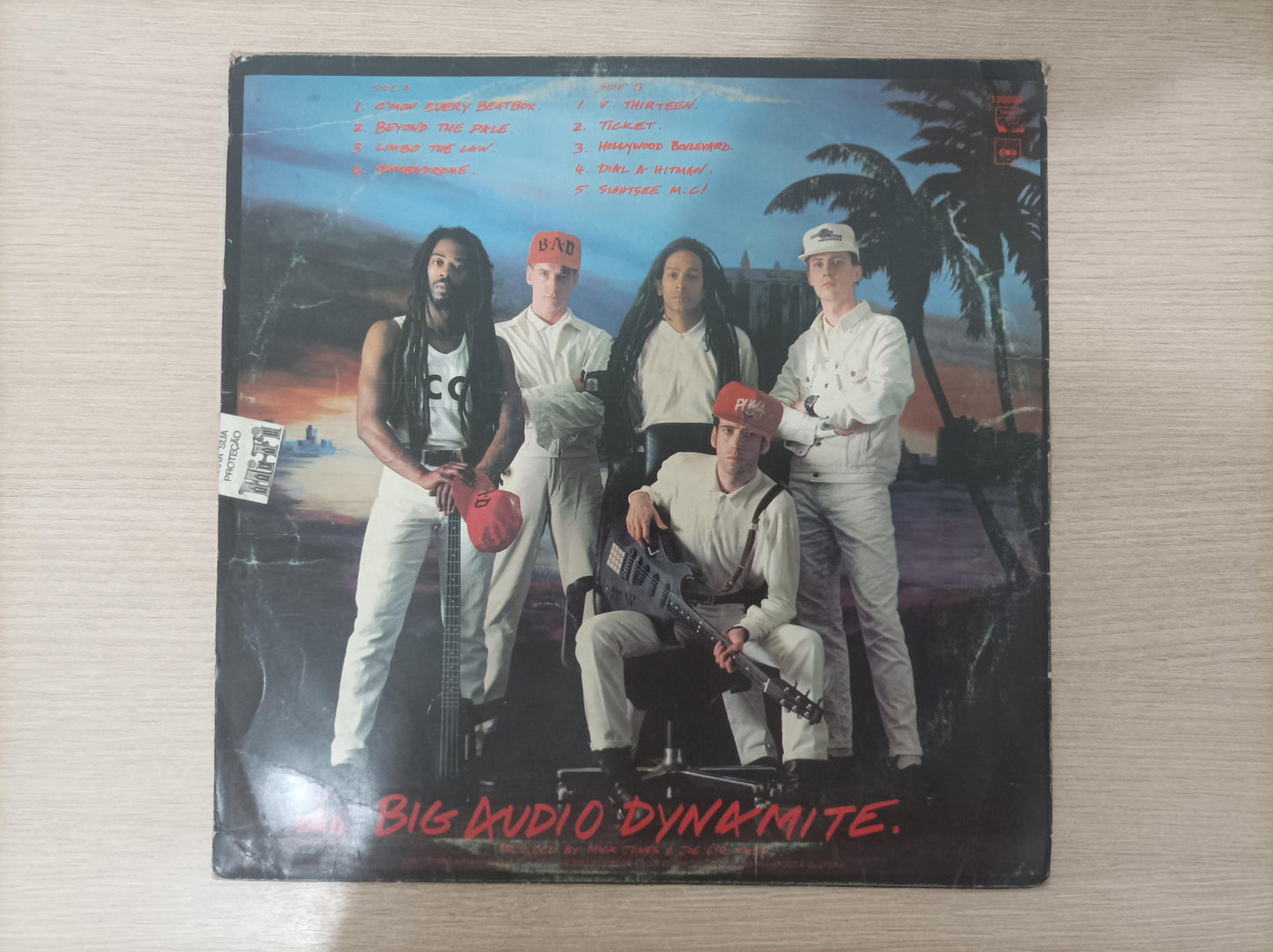 Disco Vinil No 10 Upping St Big Audio Dynamite Com Encarte A