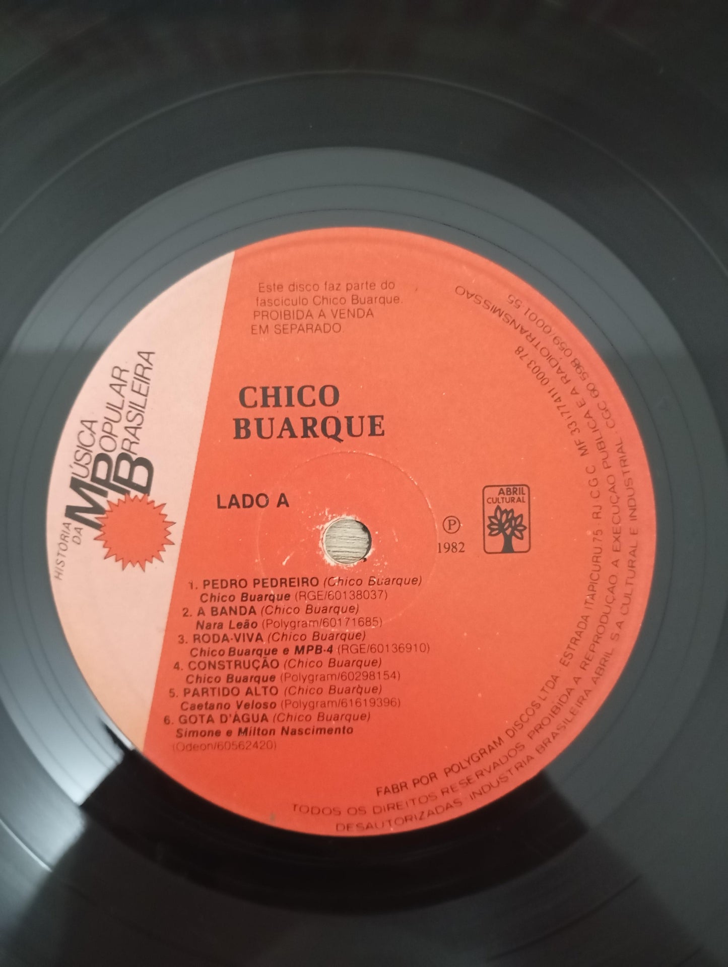 Lp Vinil Chico Buarque História da MPB Capa Dupla