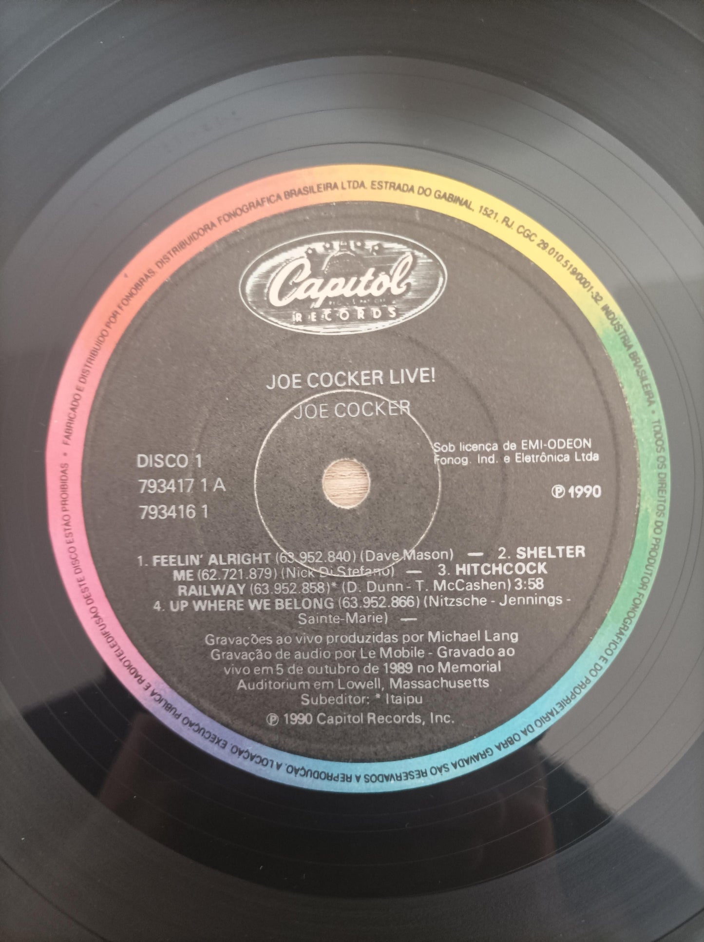 Disco Vinil Live Joe Cocker Duplo A