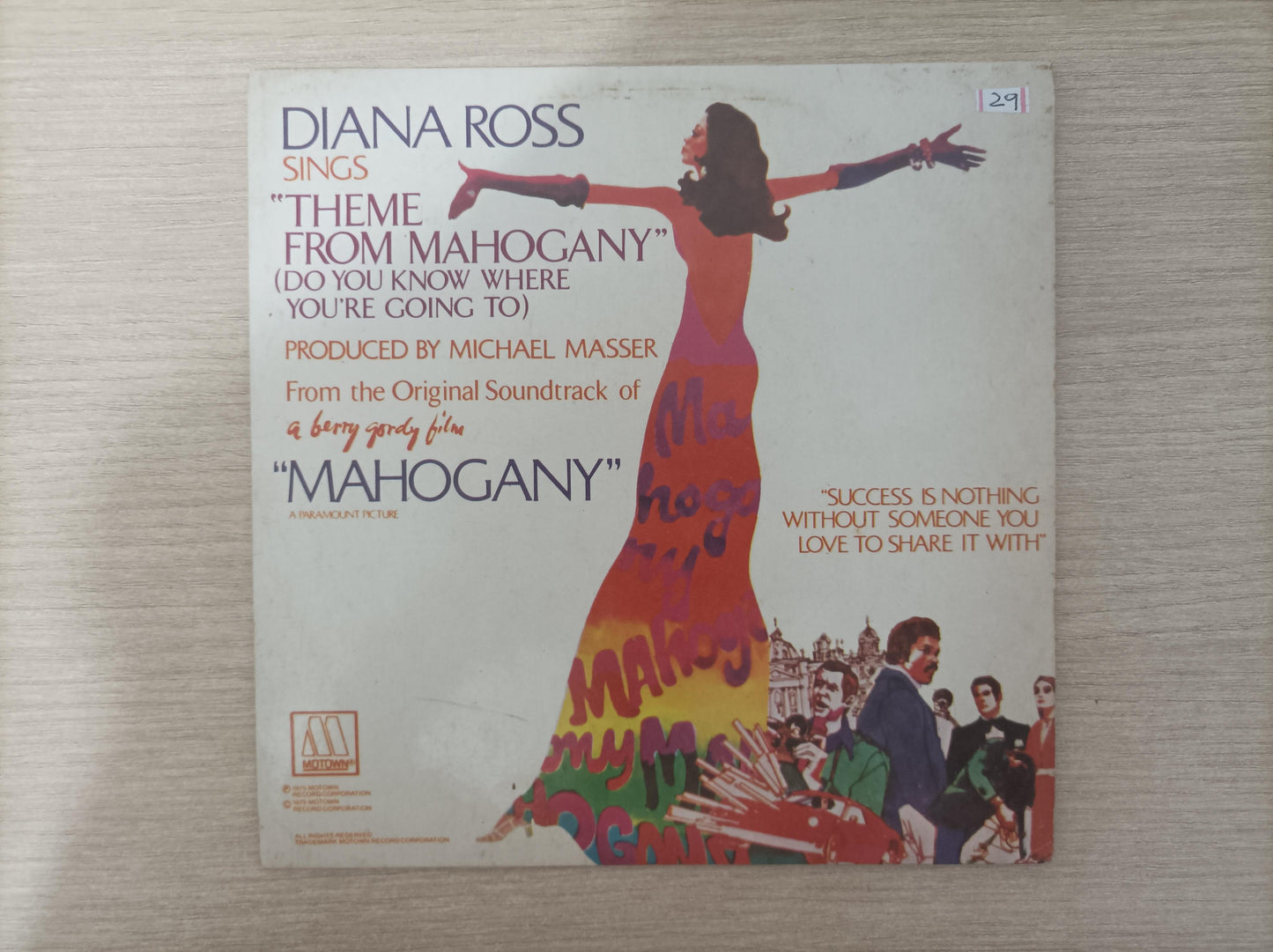 Compacto Vinil Diana Ross Sings Theme From Mahogany
