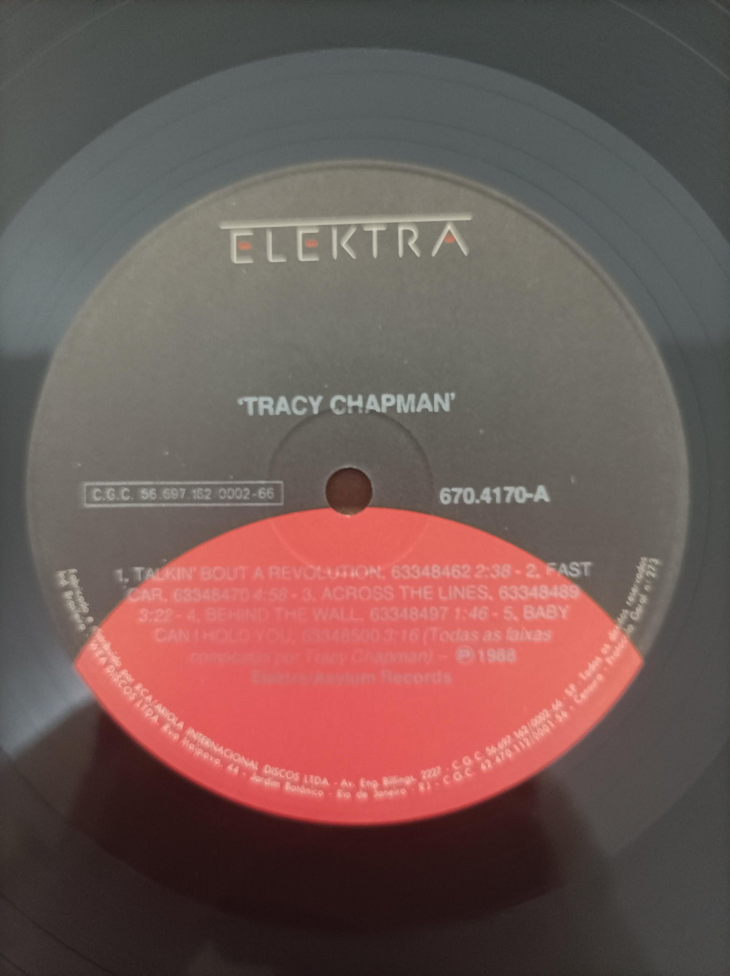 Lp Vinil Tracy Chapman 1988 Com Encarte