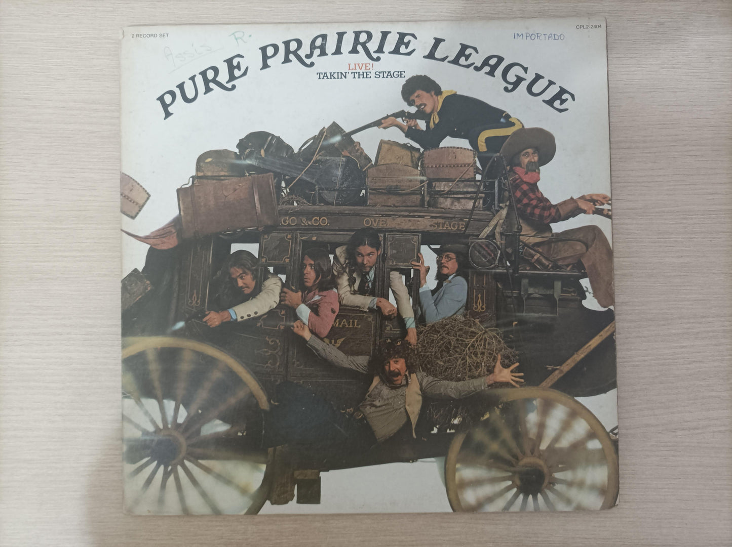 Lp Vinil Pure Prairie League Takin The Stage Duplo Importado