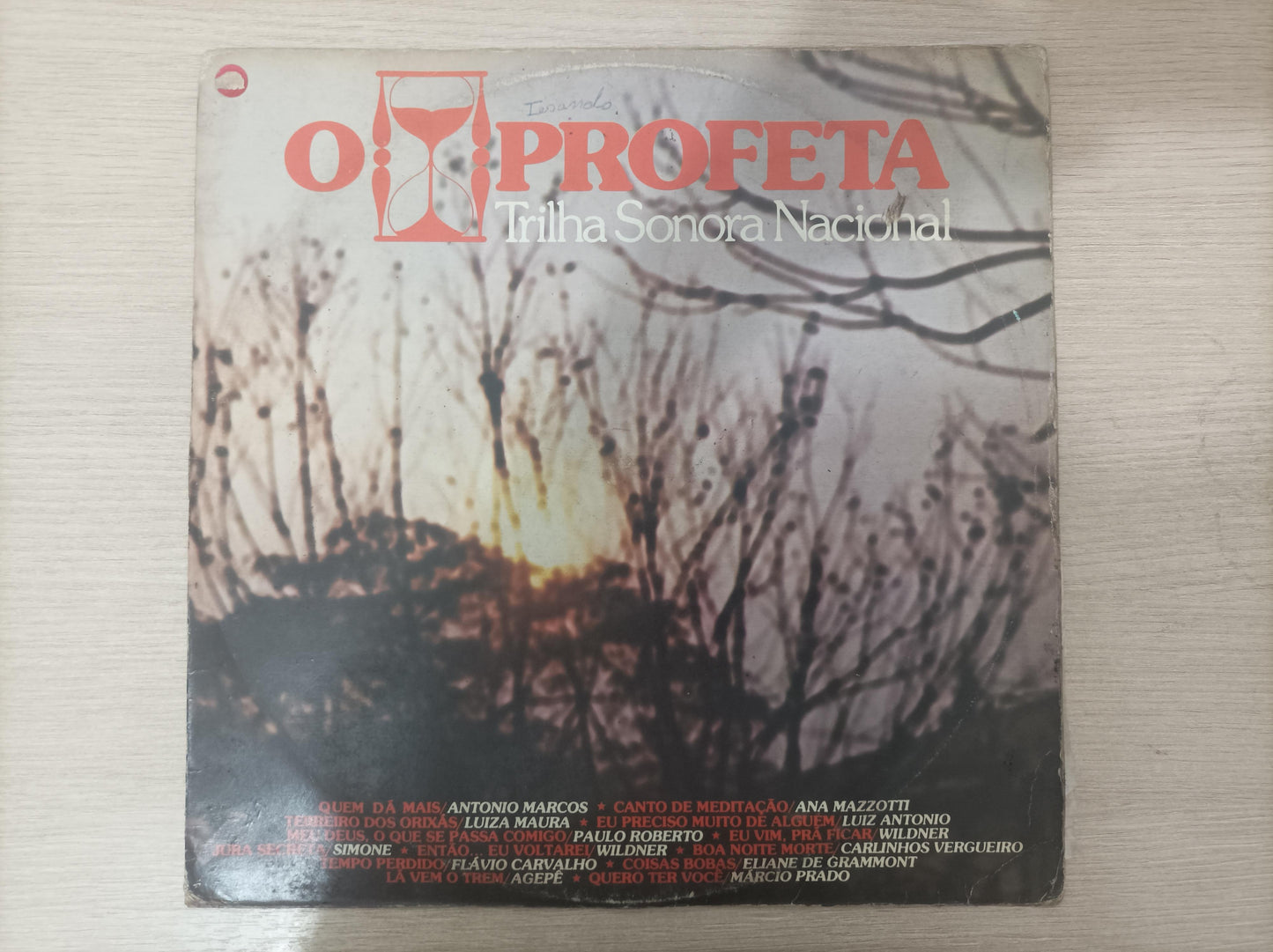 Lp Vinil O Profeta Trilha Nacional