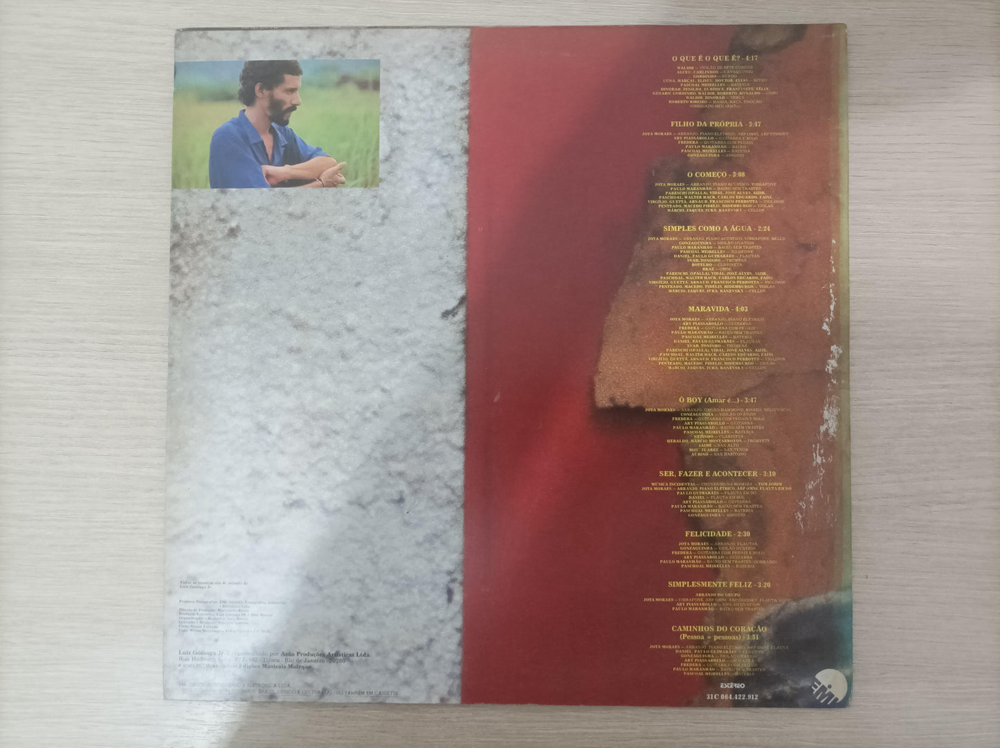 Disco Vinil Caminhos Do Coração Gonzaguinha Com Encarte A