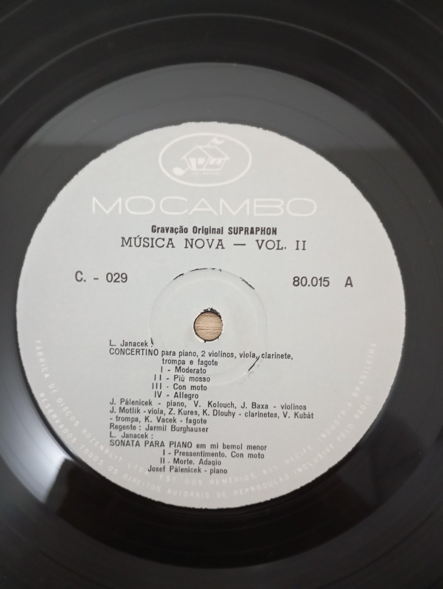 Lp Vinil Leoš Janáček Música Nova/ vol. 2