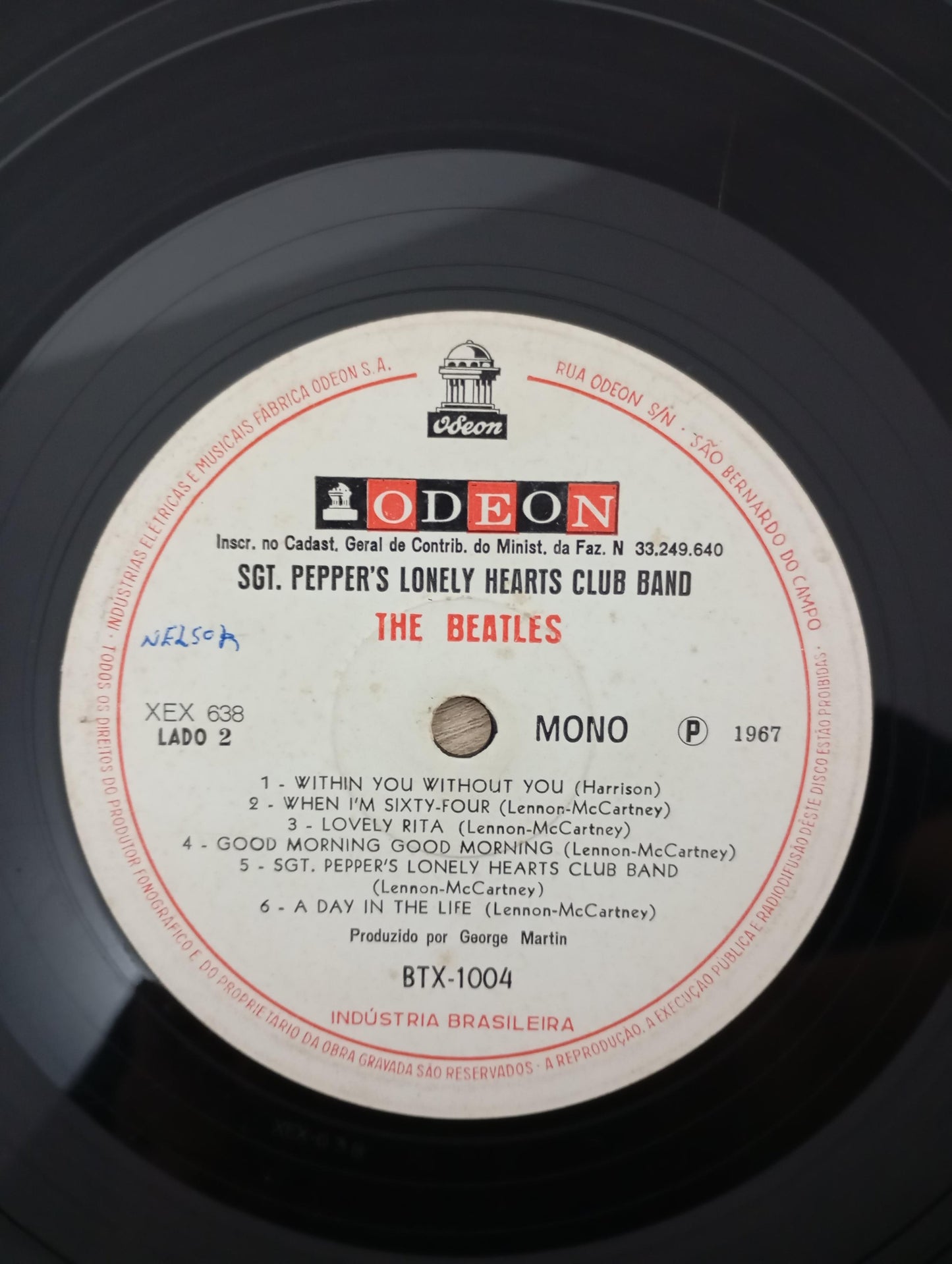 Lp Vinil The Beatles Sgt Peppers Lonely Heart Band C Encarte